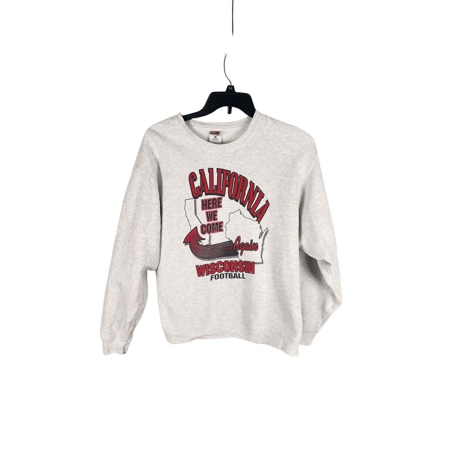 Fruit Of The Loom Vintage Y2K Wisconsin Football Crewneck Men's large Size US L / EU 52-54 / 3 - 1 Thumbnail