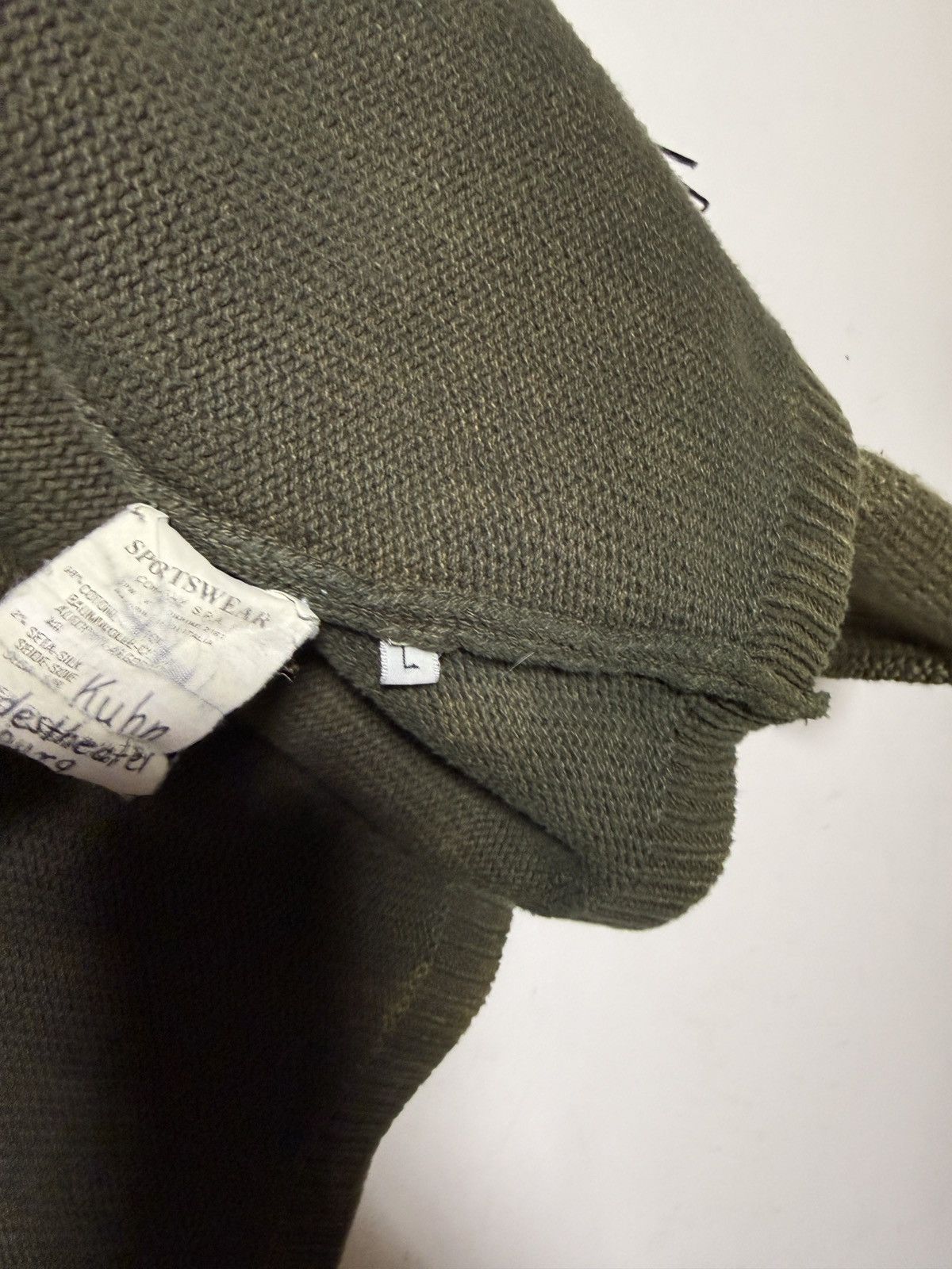 Stone Island stone island y2k archive chunky sweater tie dye Size US L / EU 52-54 / 3 - 12 Thumbnail