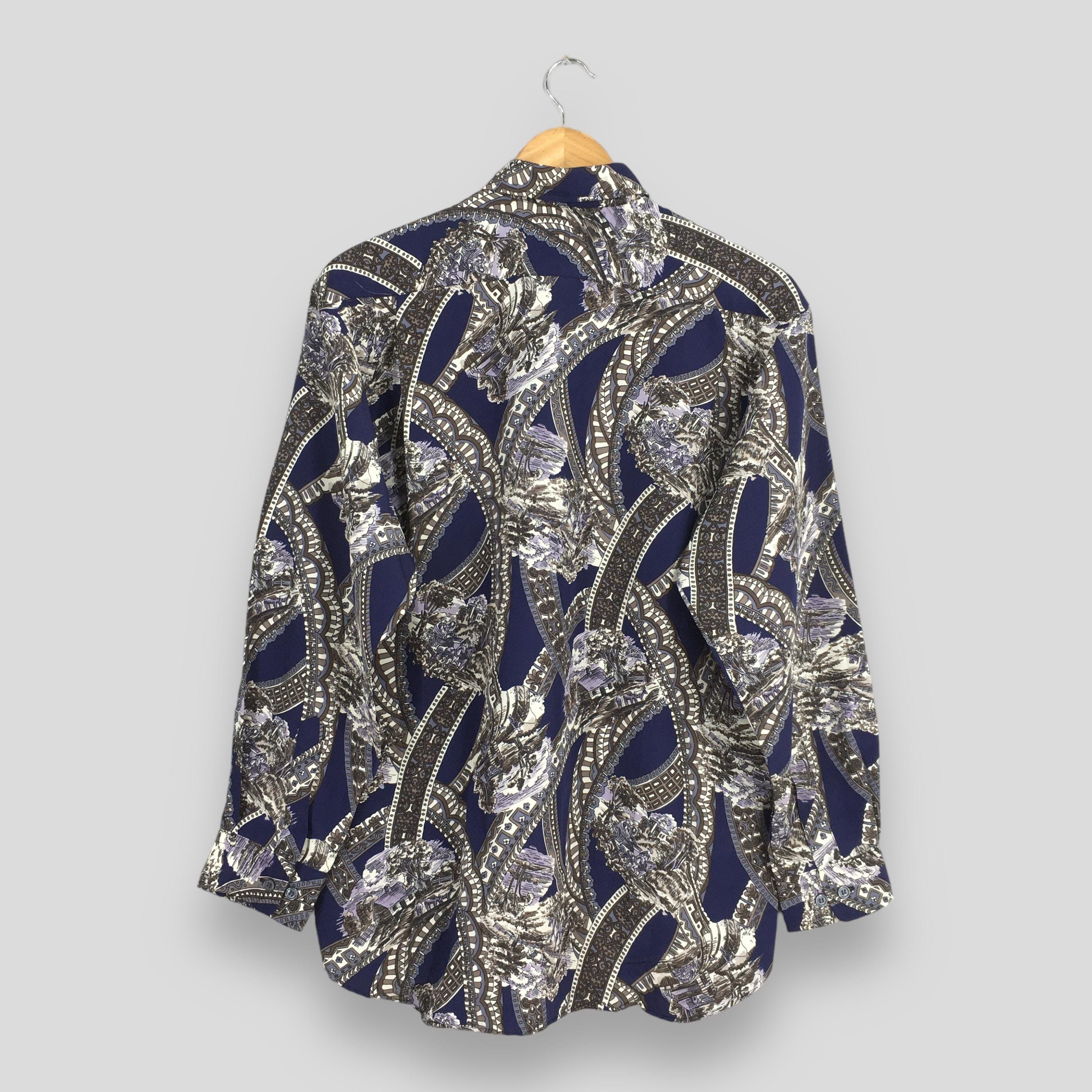 Other Vintage 90s Novelty Baroque Pop Art Polyester Shirt Medium Size US M / EU 48-50 / 2 - 7 Thumbnail