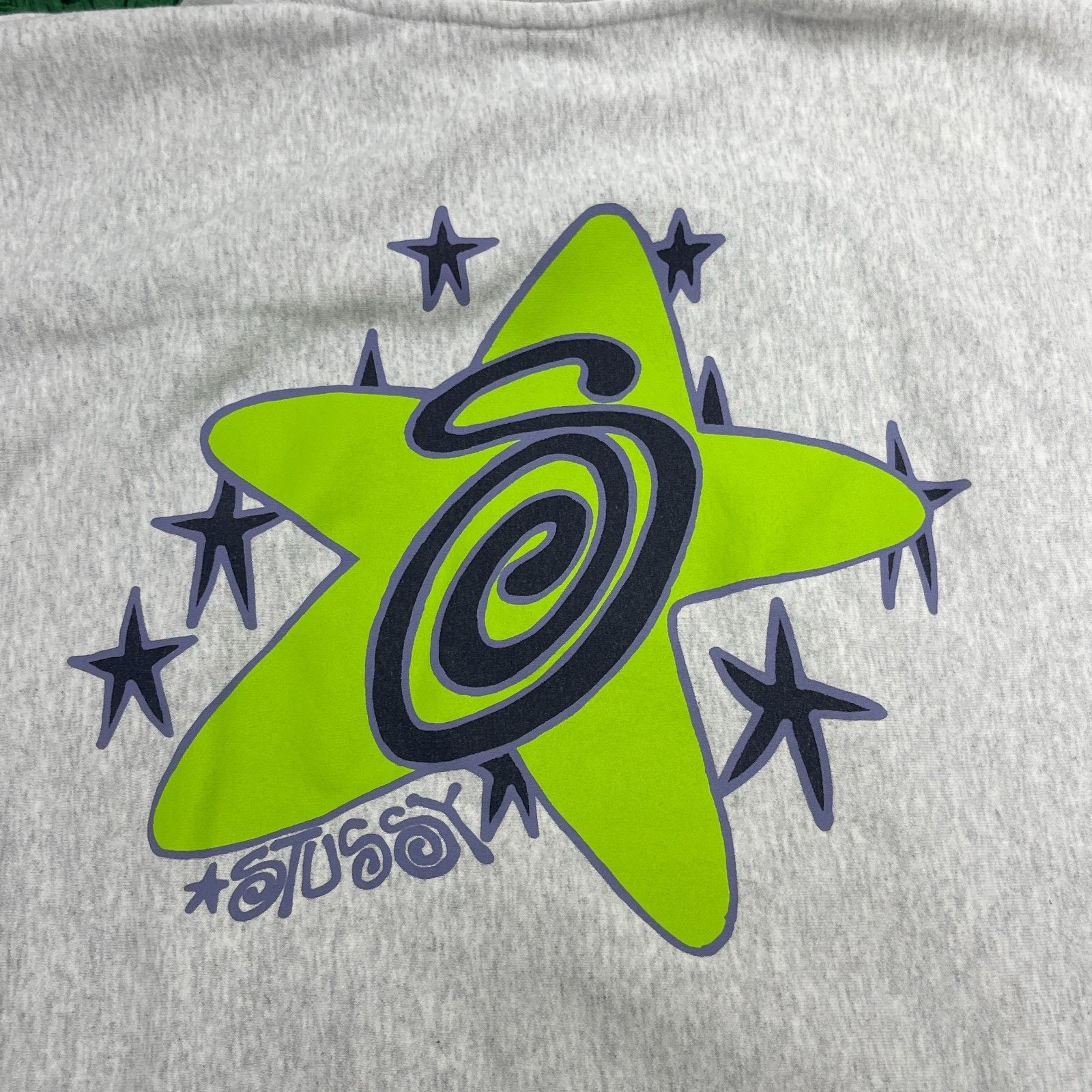 Stussy FW23 Stussy Slime Galaxy Hoodie Ash Heather Sweater Size XL Size US XL / EU 56 / 4 - 8 Thumbnail
