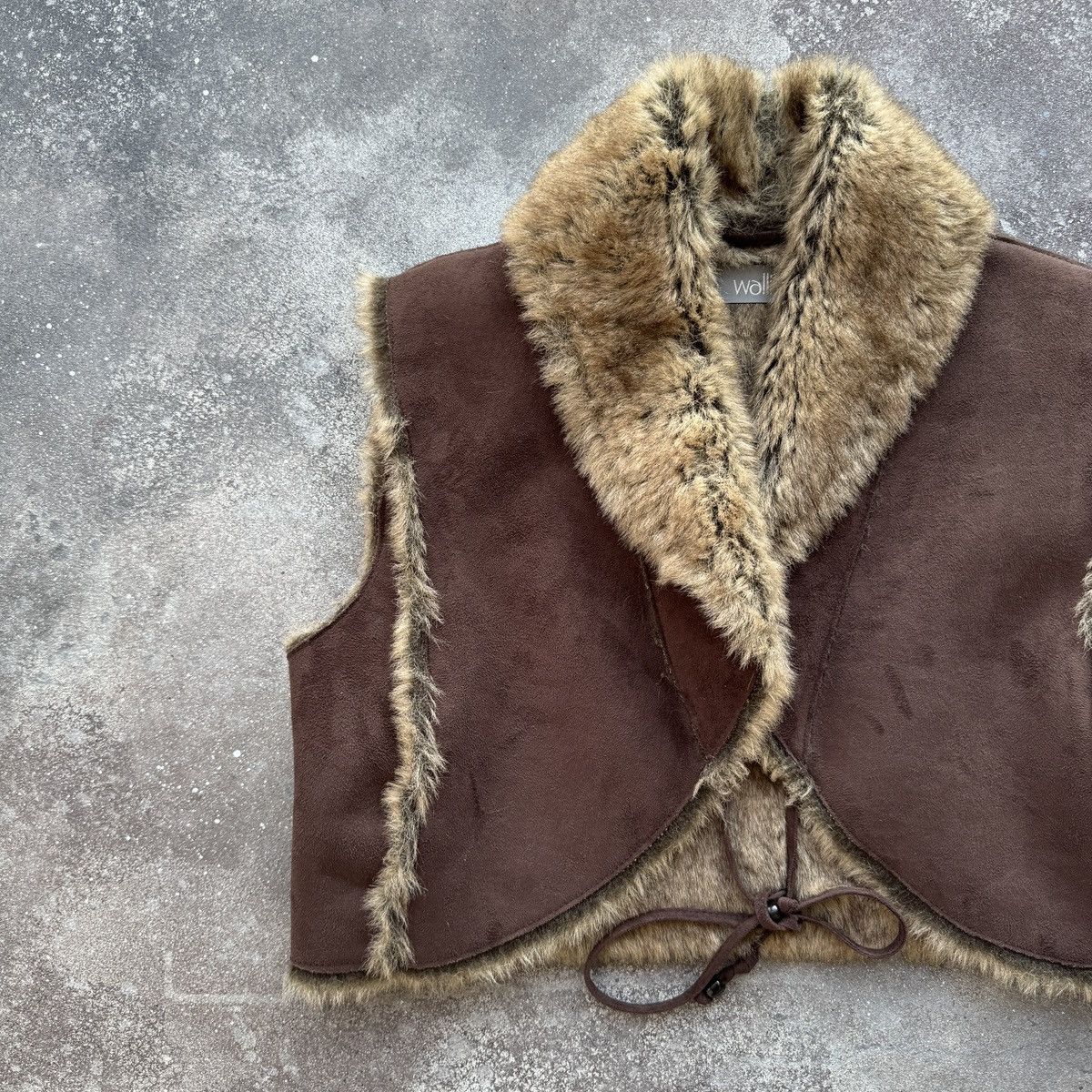 Hysteric Glamour 2000’s Aesthetic Vintage Y2K Glamour Faux Fur Vest Jacket Size S / US 4 / IT 40 - 5 Thumbnail