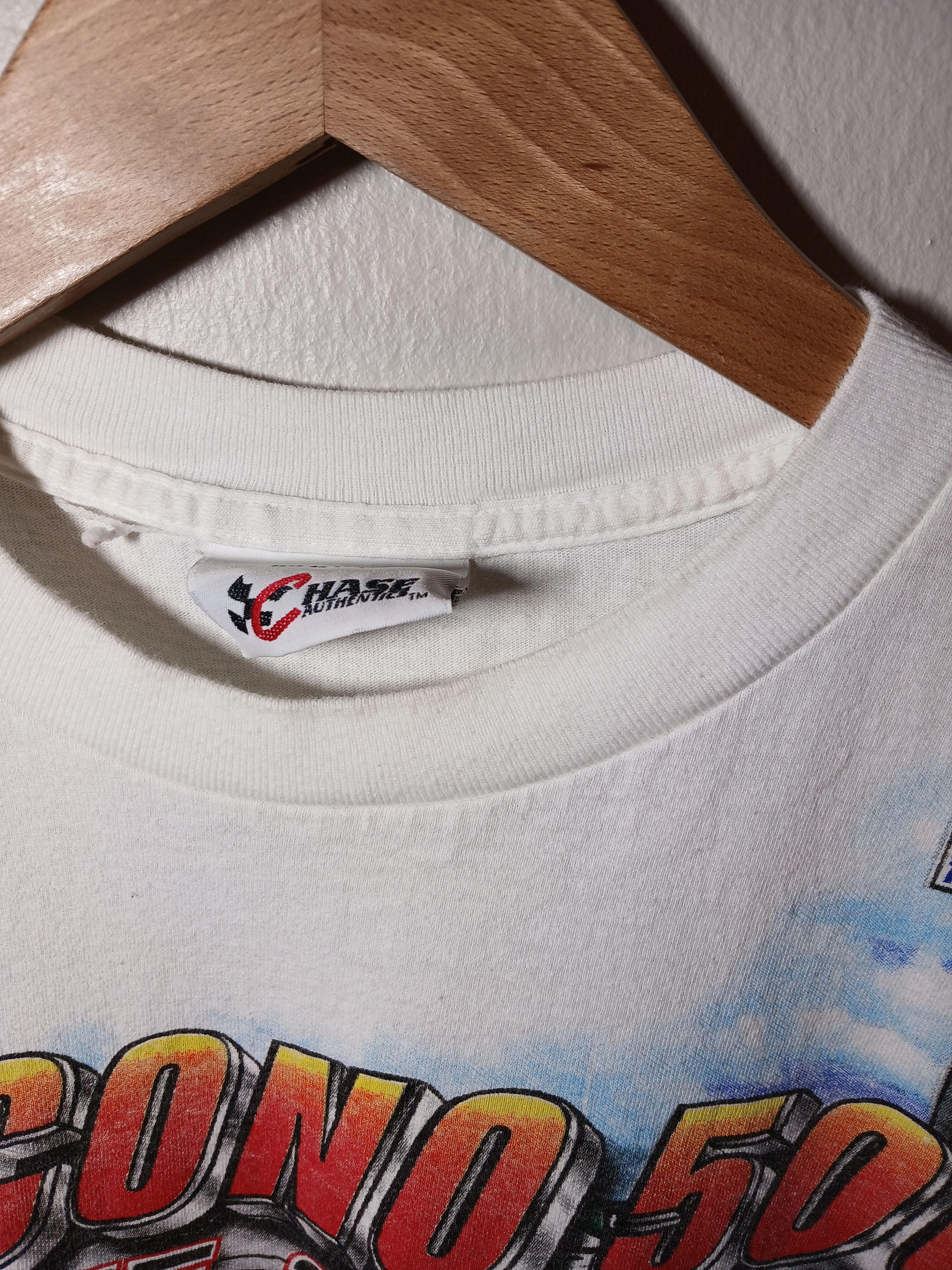 NASCAR Vintage Pocono 500 Racing T-shirt Size US L / EU 52-54 / 3 - 3 Thumbnail