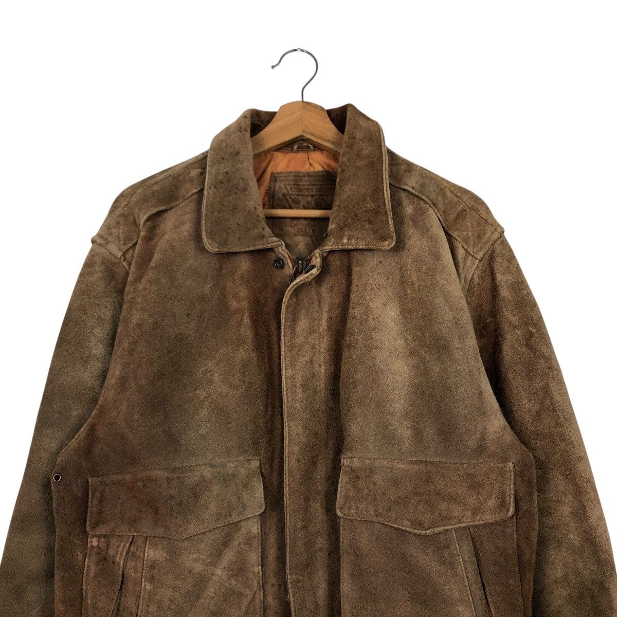 Japanese Brand 🔥VINTAGE GENUINE LEATHER BOMBER JACKET MUV BIRN ISSEY MIYAKE Size US M / EU 48-50 / 2 - 5 Thumbnail