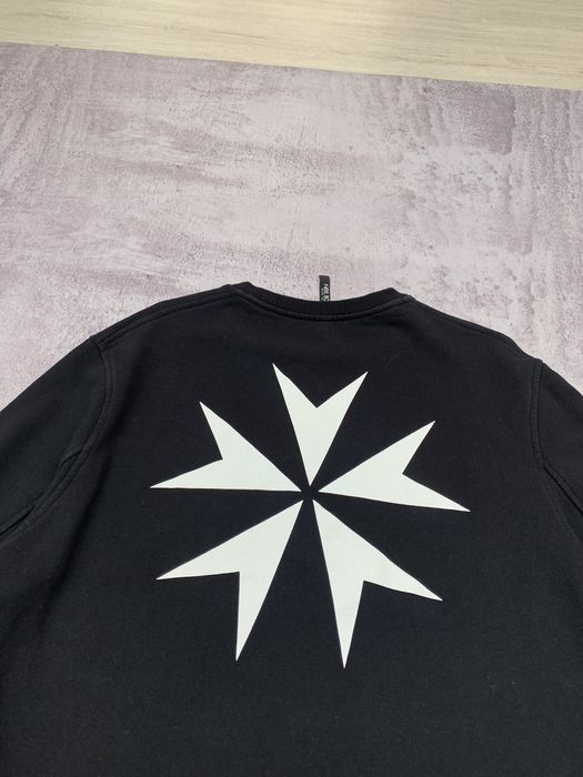 Neil barrett military star hot sale sweatshirt