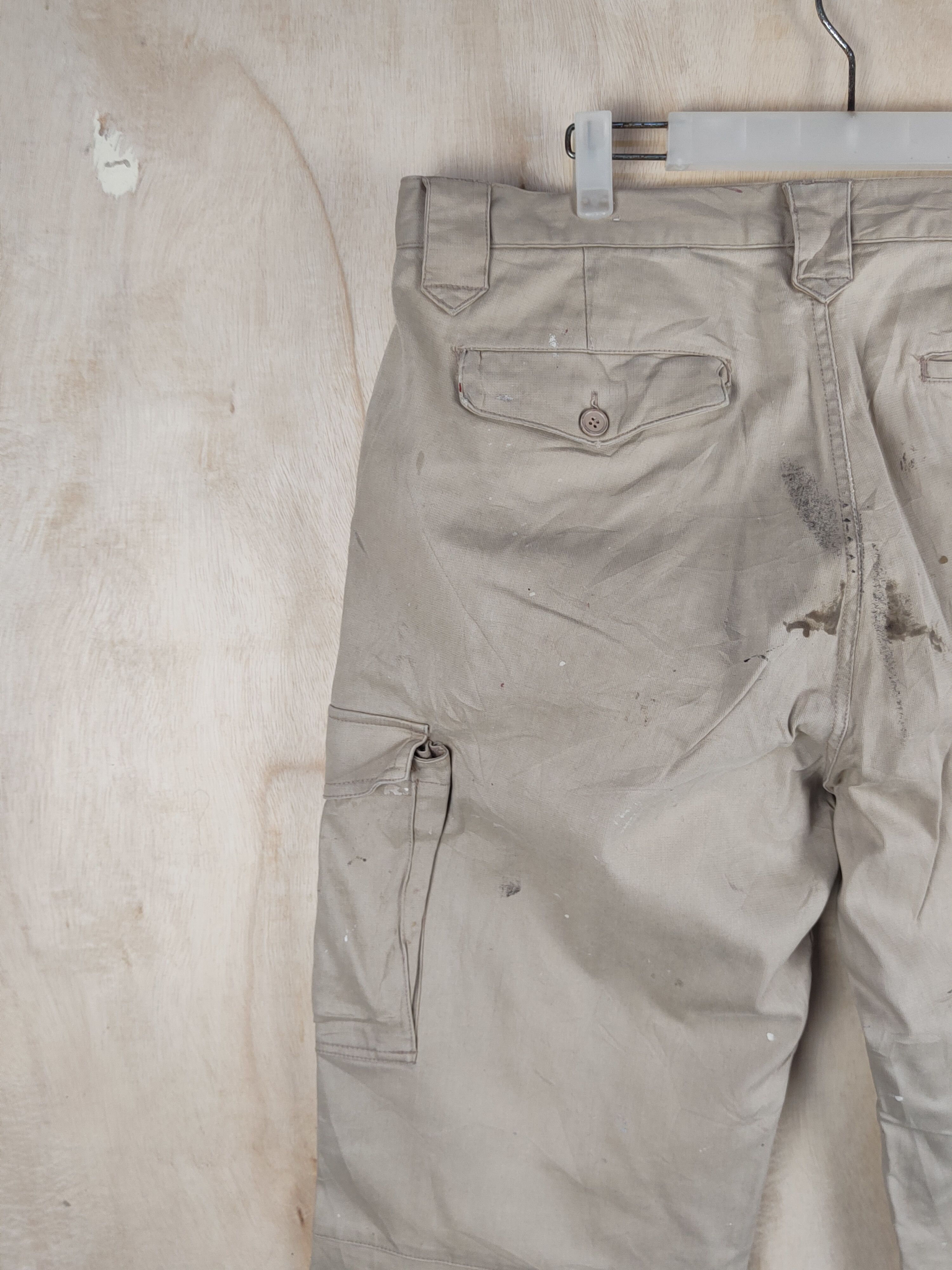 Japanese Brand Japanese Brand Beige Multipocket Tactical Cargo Pants #S2408 Size US 38 / EU 54 - 8 Thumbnail