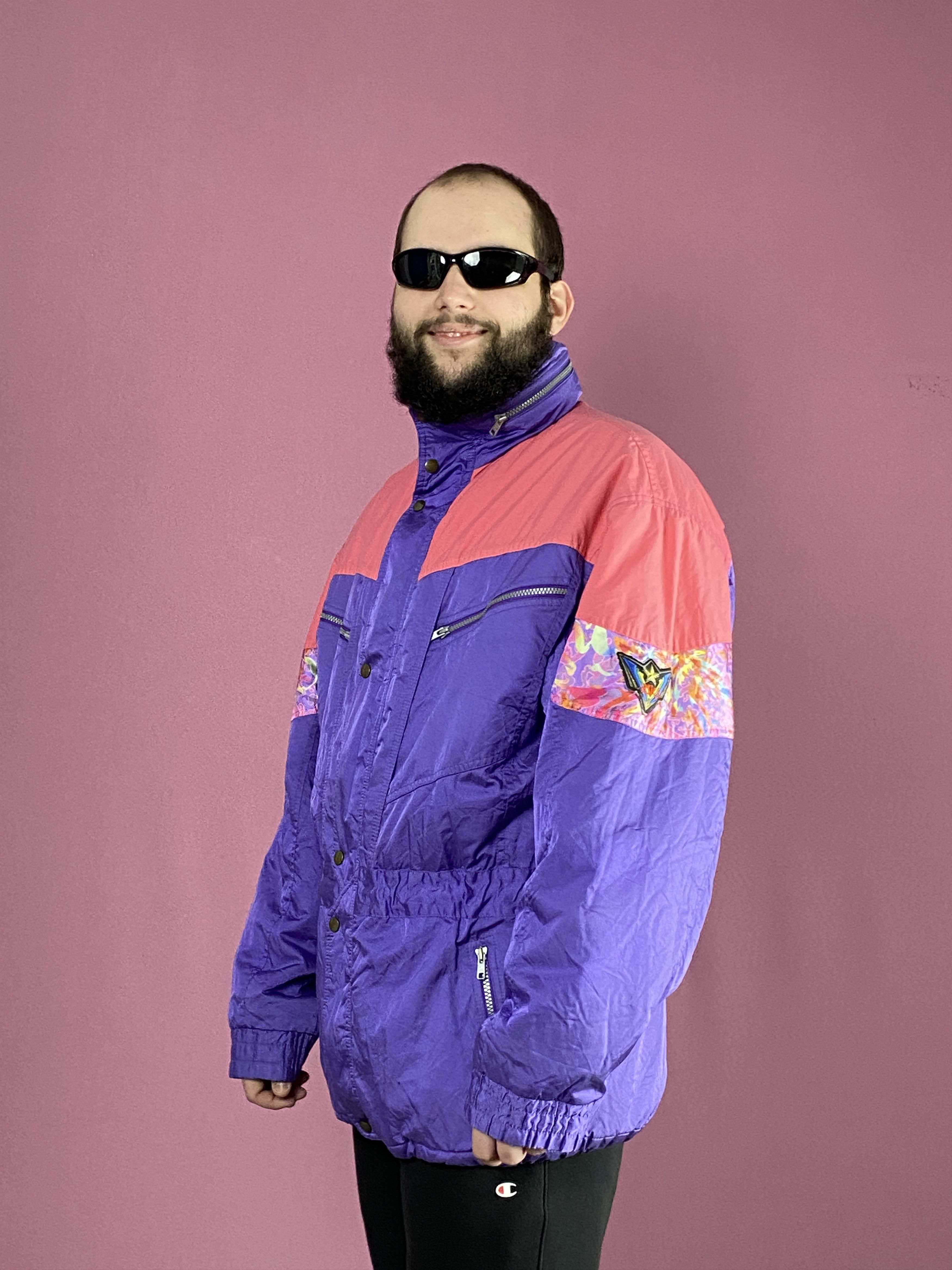 Asics × Vintage 90s Asics Vintage Men's Ski Jacket - M Size US M / EU 48-50 / 2 - 2 Thumbnail