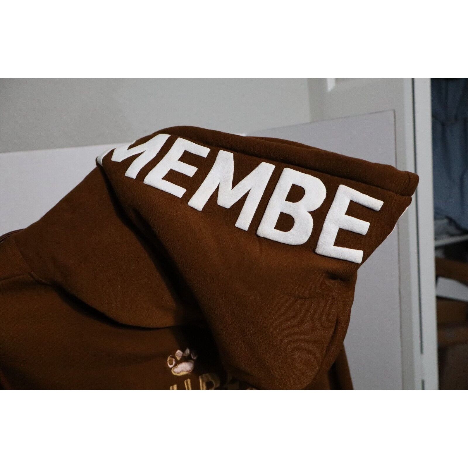 Members Only Members Only Panda Hoodie- Brown Pullover-Small-Pockets- Size US S / EU 44-46 / 1 - 7 Thumbnail