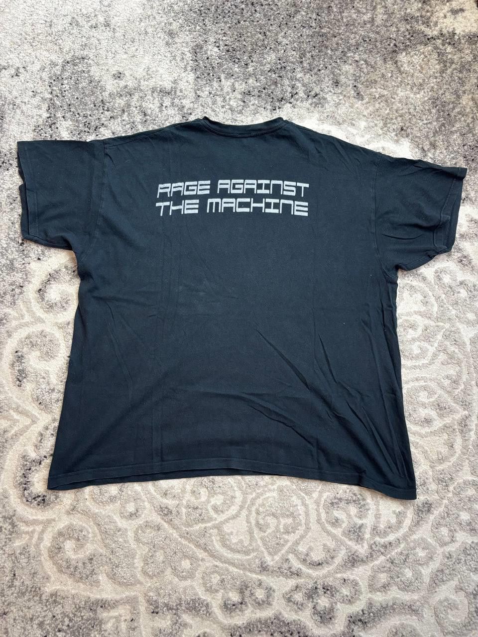 Vintage Vintage Rage Against The Machine Star Logo T-Shirt -Boxy Fit Size US XL / EU 56 / 4 - 3 Thumbnail