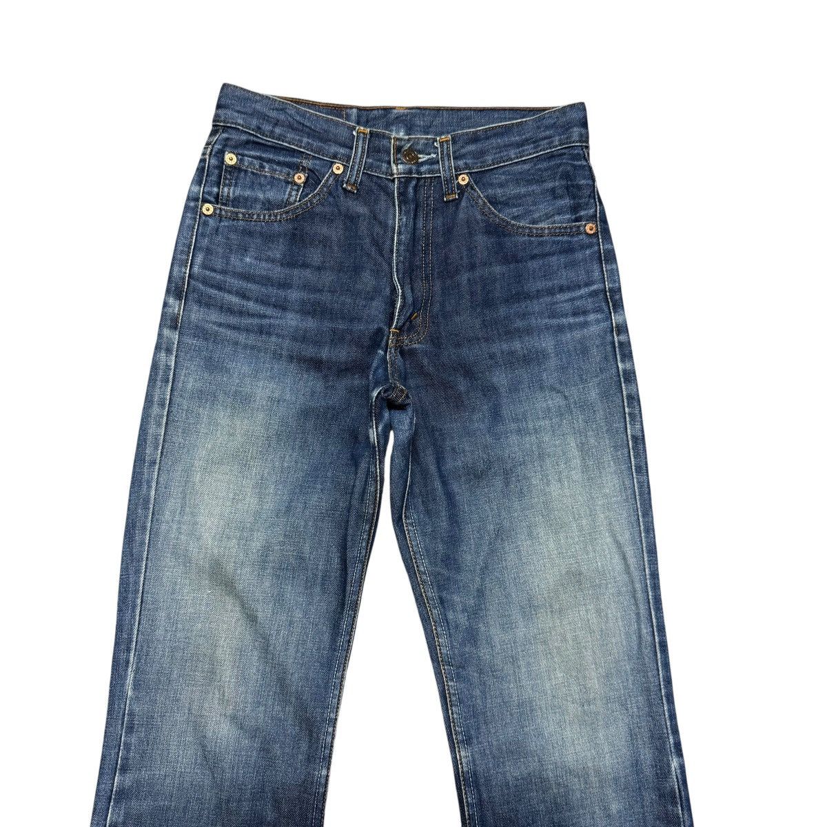 Levi's Vintage Levis 517 Flare Jeans Distressed Hedi Slimane Style Size US 27 - 3 Thumbnail