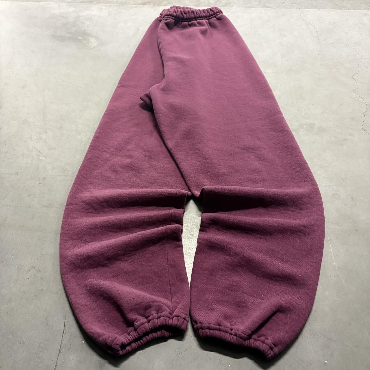 Russell Athletic Crazy Vintage Y2K/2000s Baggy Russell Athletic red Burgundy Loungewear Sweatpants! Size US 34 / EU 50 - 2 Thumbnail