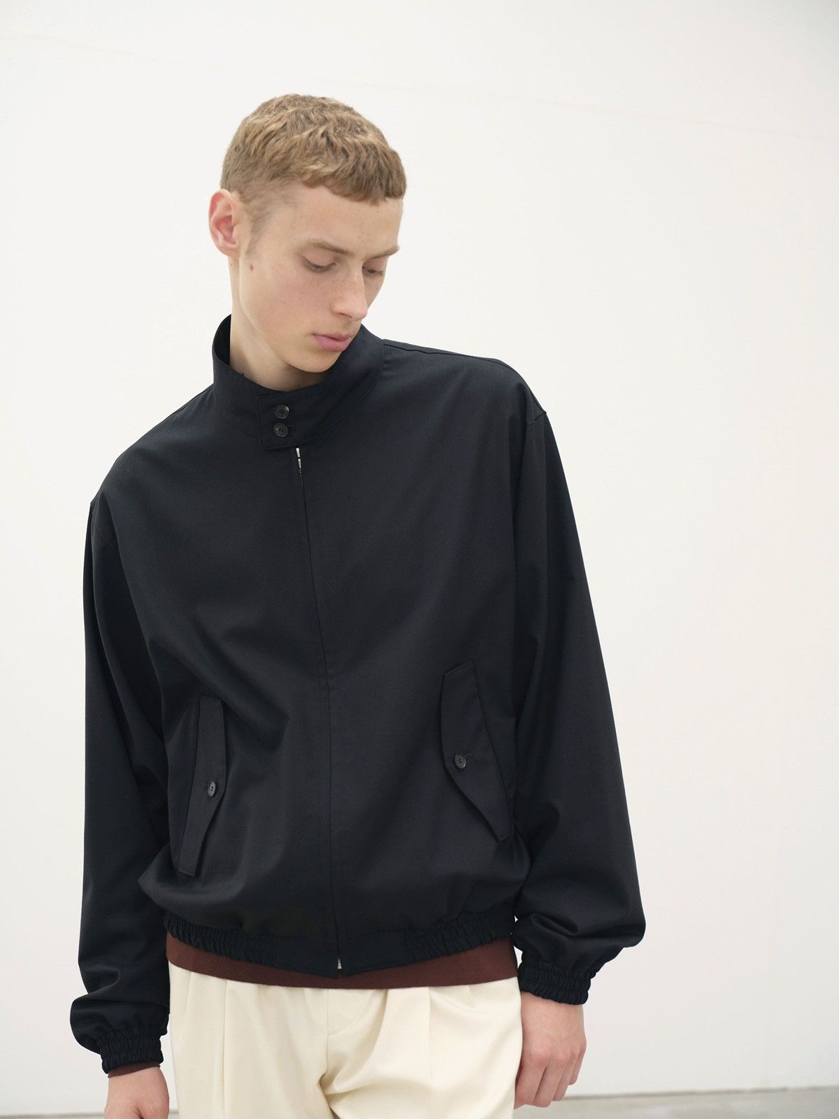 Auralee SUPER FINE TROPICAL WOOL ZIP BLOUSON | Grailed