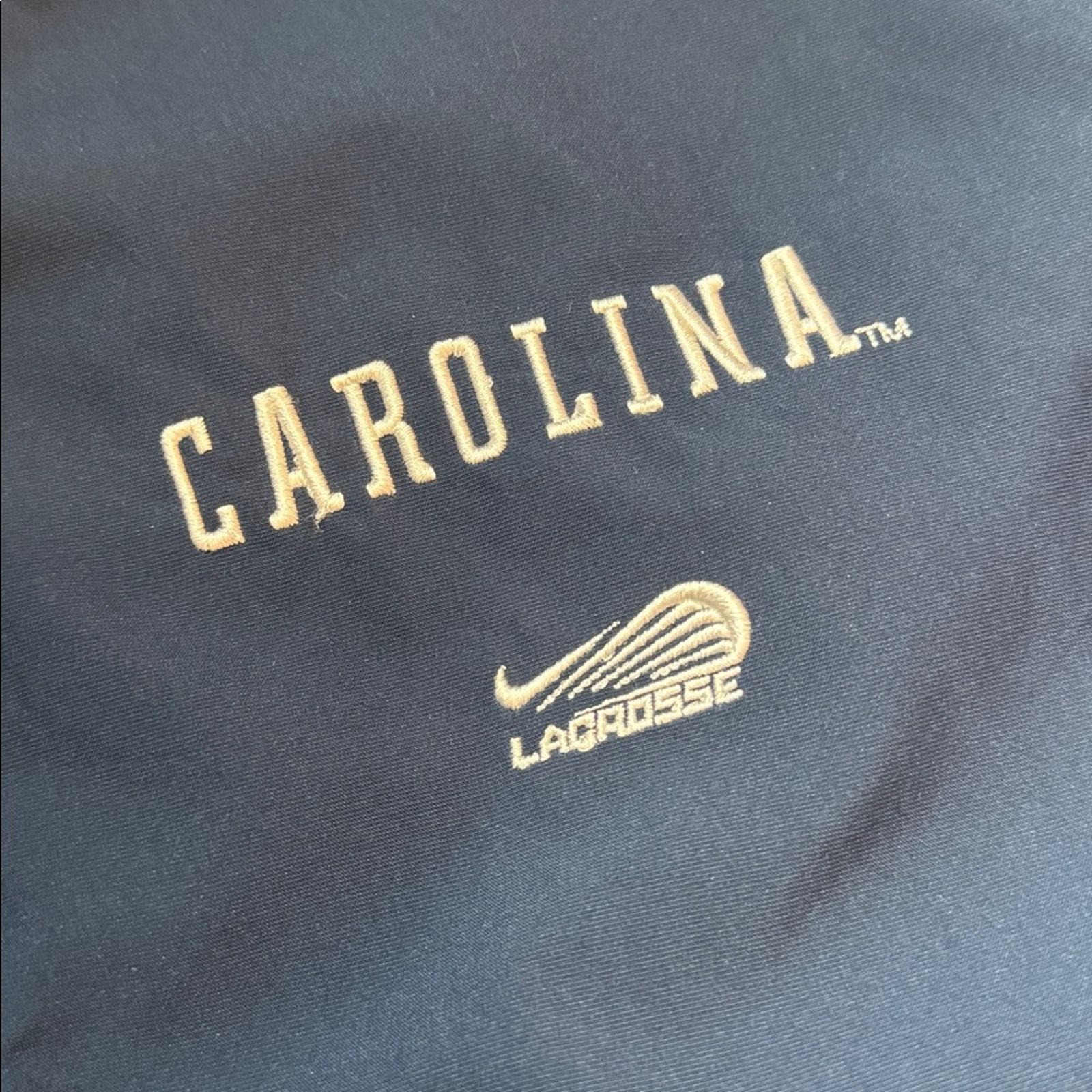Nike NWOT 90s Nike Team UNC Lacrosse Quarter Zip Windbreaker Size US XXL / EU 58 / 5 - 3 Thumbnail