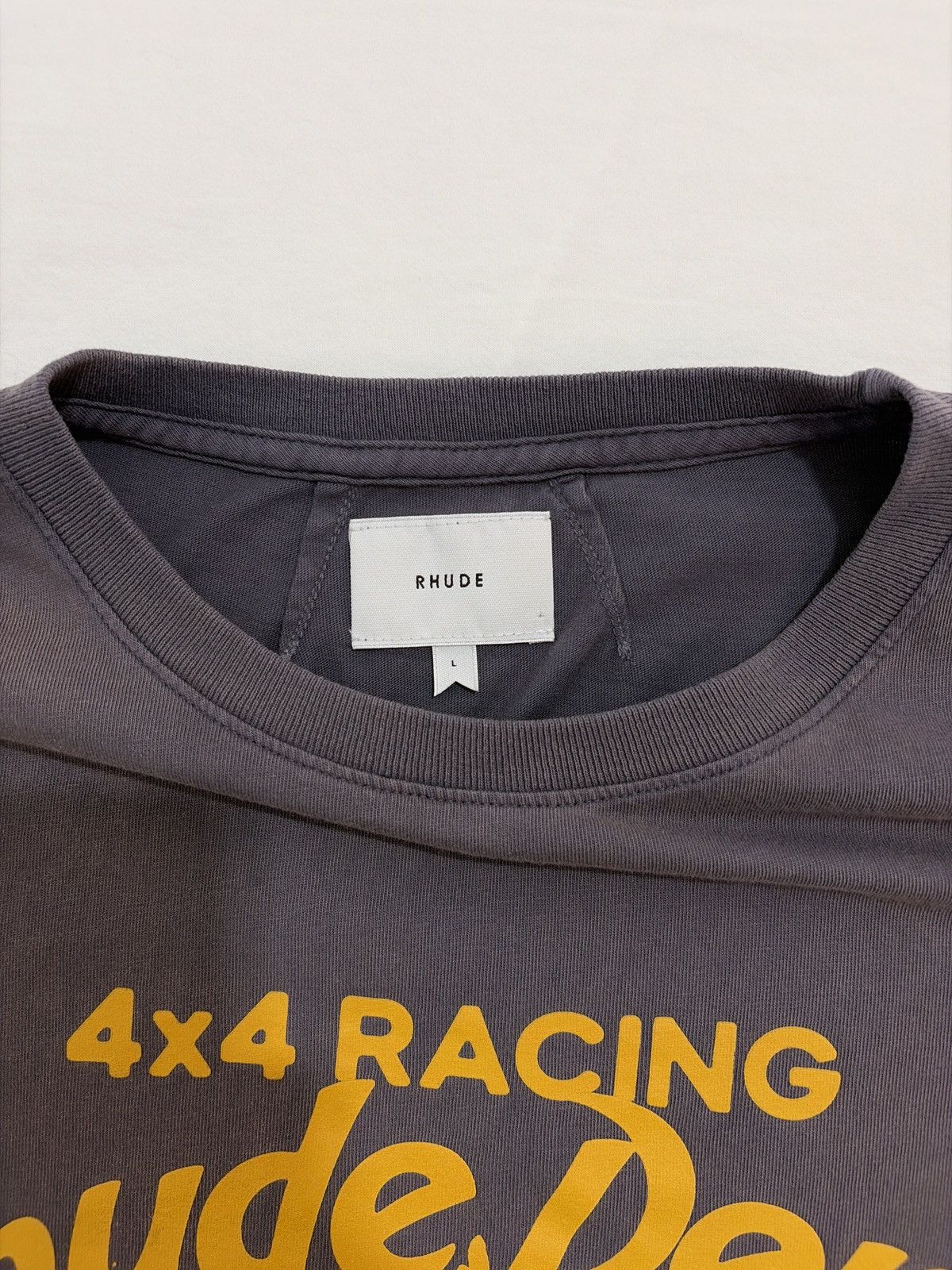 Rhude Rhude 4x4 Racing Derby Hope Ranch Pegasus Tee Size US L / EU 52-54 / 3 - 6 Thumbnail