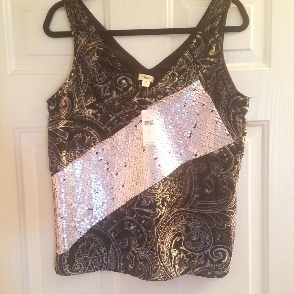 Designer NWT Anthropologie TINY Sleeveless Blouse Size S Size S / US 4 / IT 40 - 1 Thumbnail