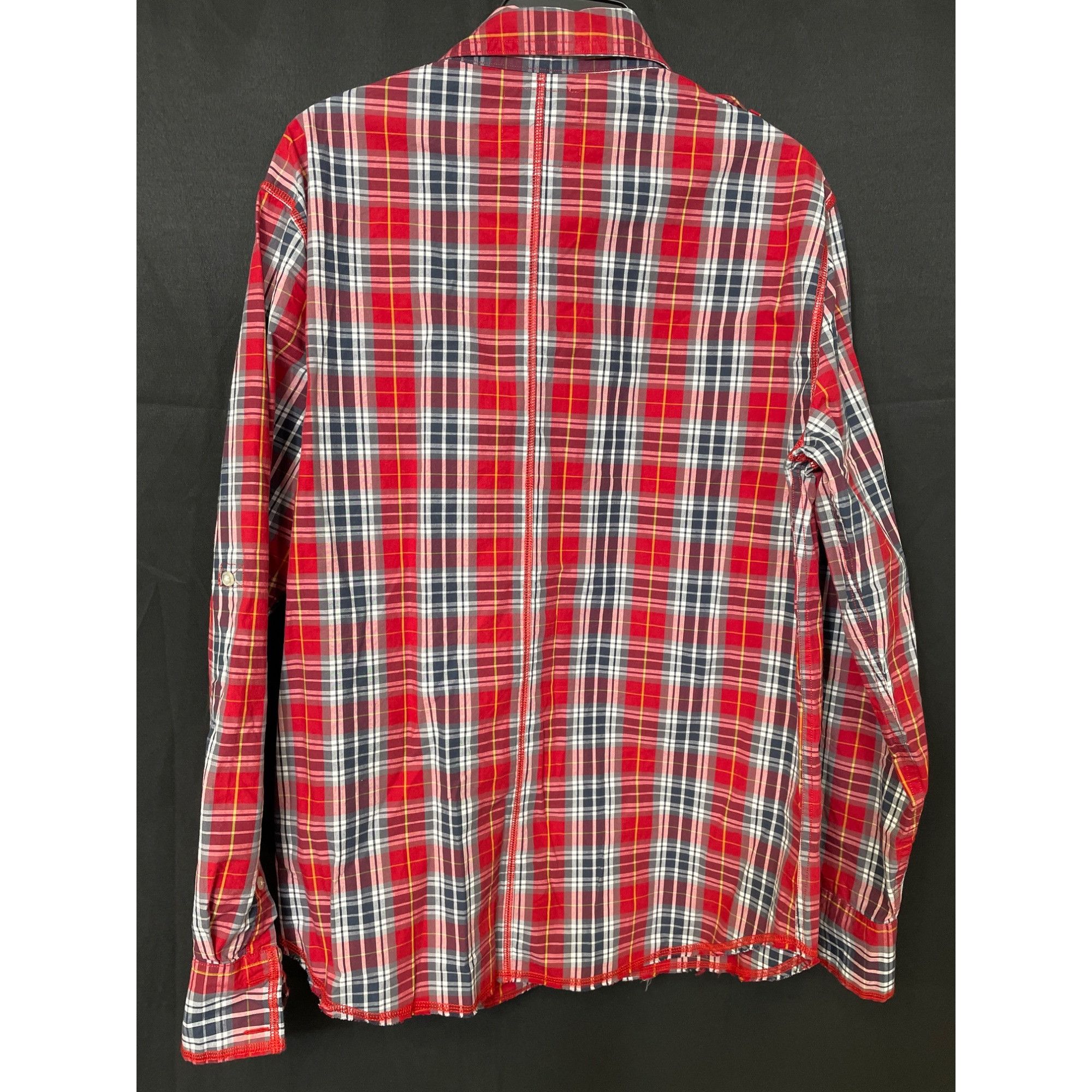 Urban Pipeline Urban pipeline SKU 7636 Red Plaid Long Sleeve Button Up Shir Size US L / EU 52-54 / 3 - 2 Thumbnail