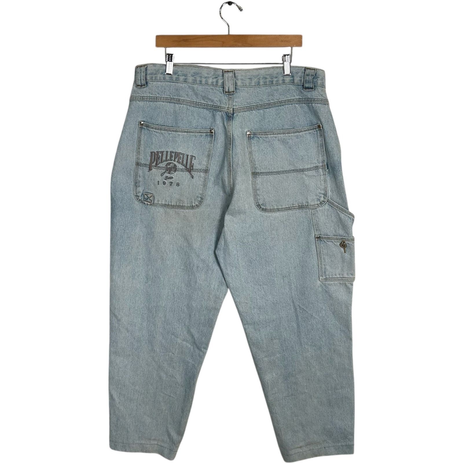 Pelle Pelle Y2K Pelle Pelle Straight Leg Denim Carpenter Pants 38 Size US 38 / EU 54 - 5 Thumbnail
