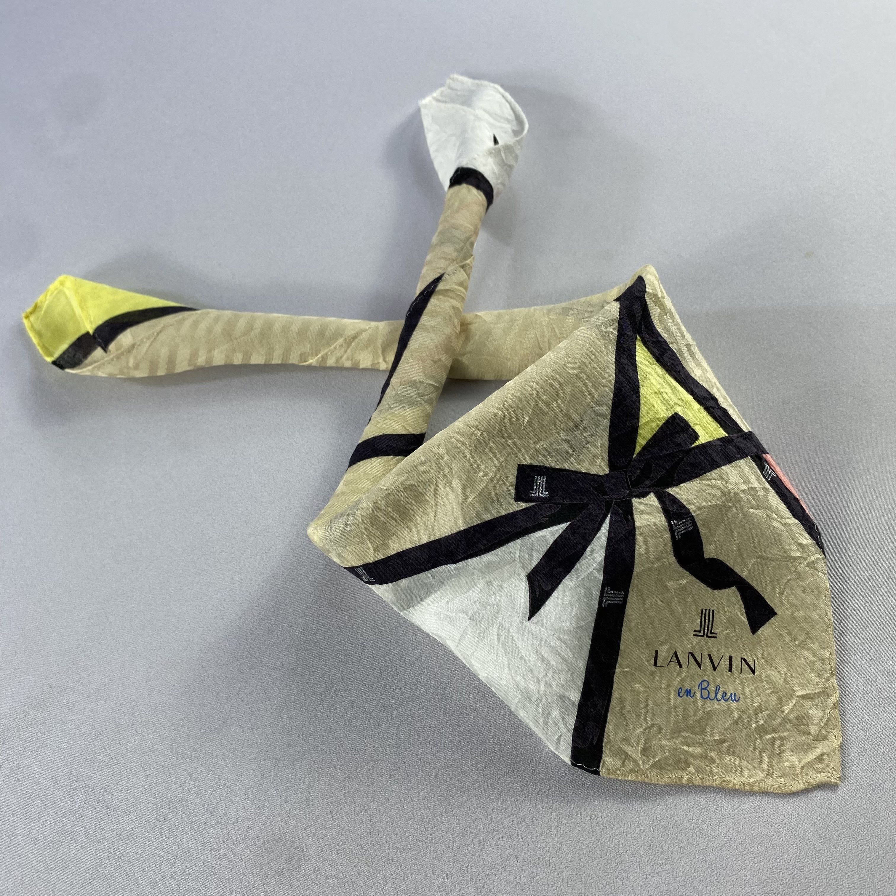 Lanvin × Vintage Lanvin Bandana/ Handkerchief / Neckerchief Size ONE SIZE - 2 Thumbnail