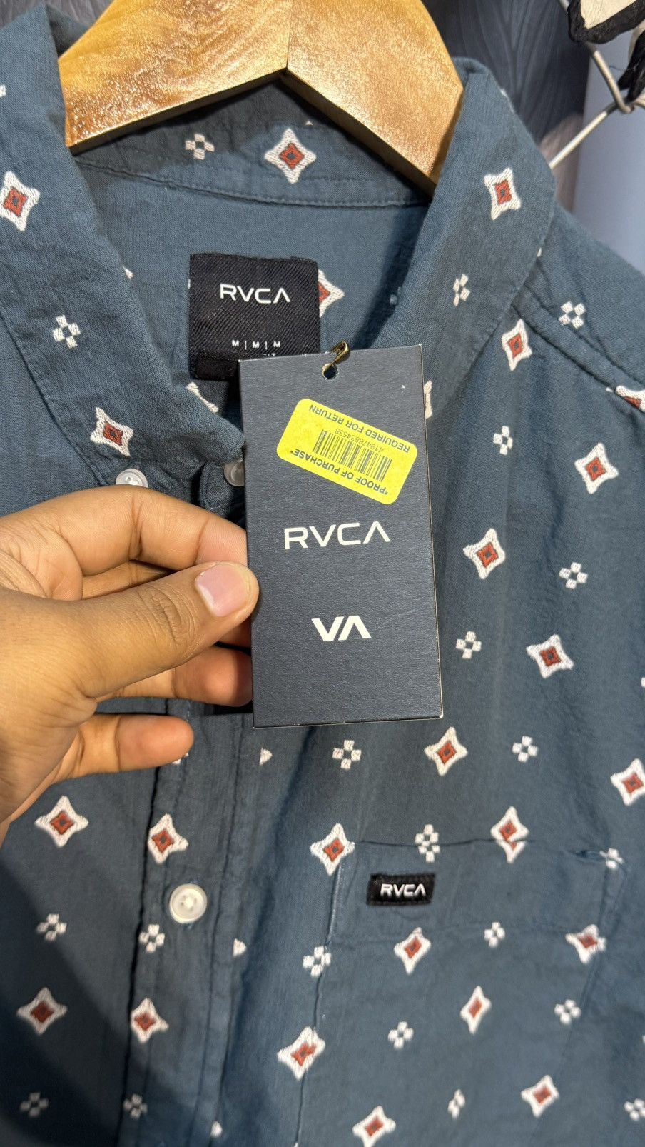 RVCA RVCA SHIRT That’ll Do Dobby slim Fit Size US M / EU 48-50 / 2 - 6 Thumbnail