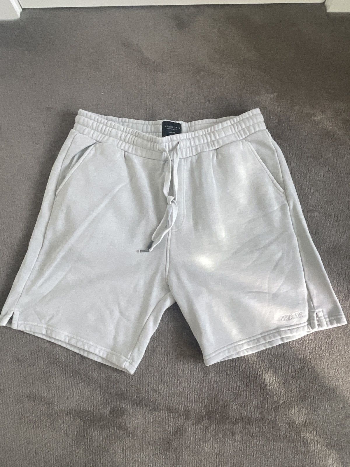 Industrie Industrie Grey Trackie Shorts Size US 34 / EU 50 - 1 Thumbnail