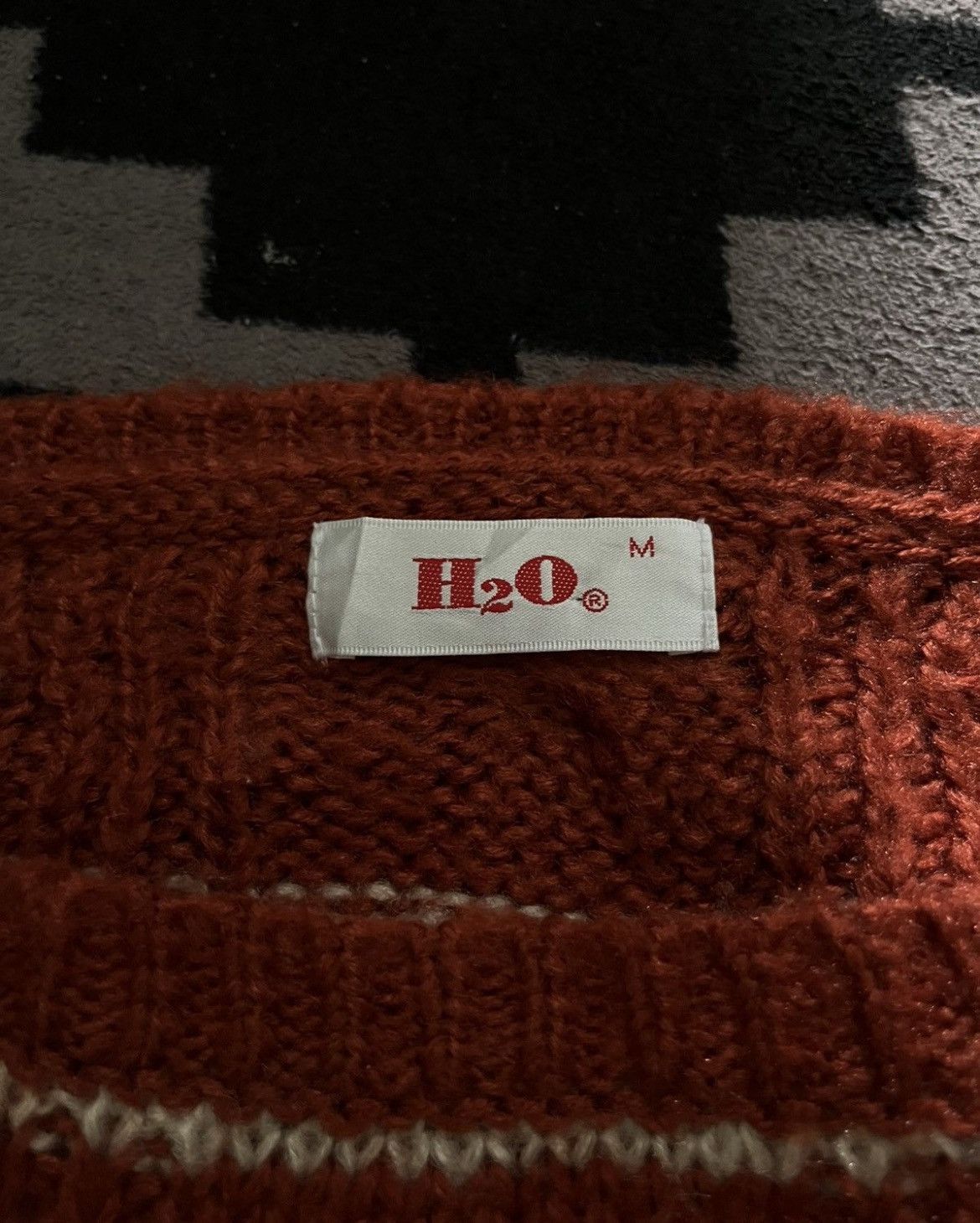 Hysteric Glamour Japanese h2o distressed striped mohair knit cdg style Size US M / EU 48-50 / 2 - 4 Thumbnail