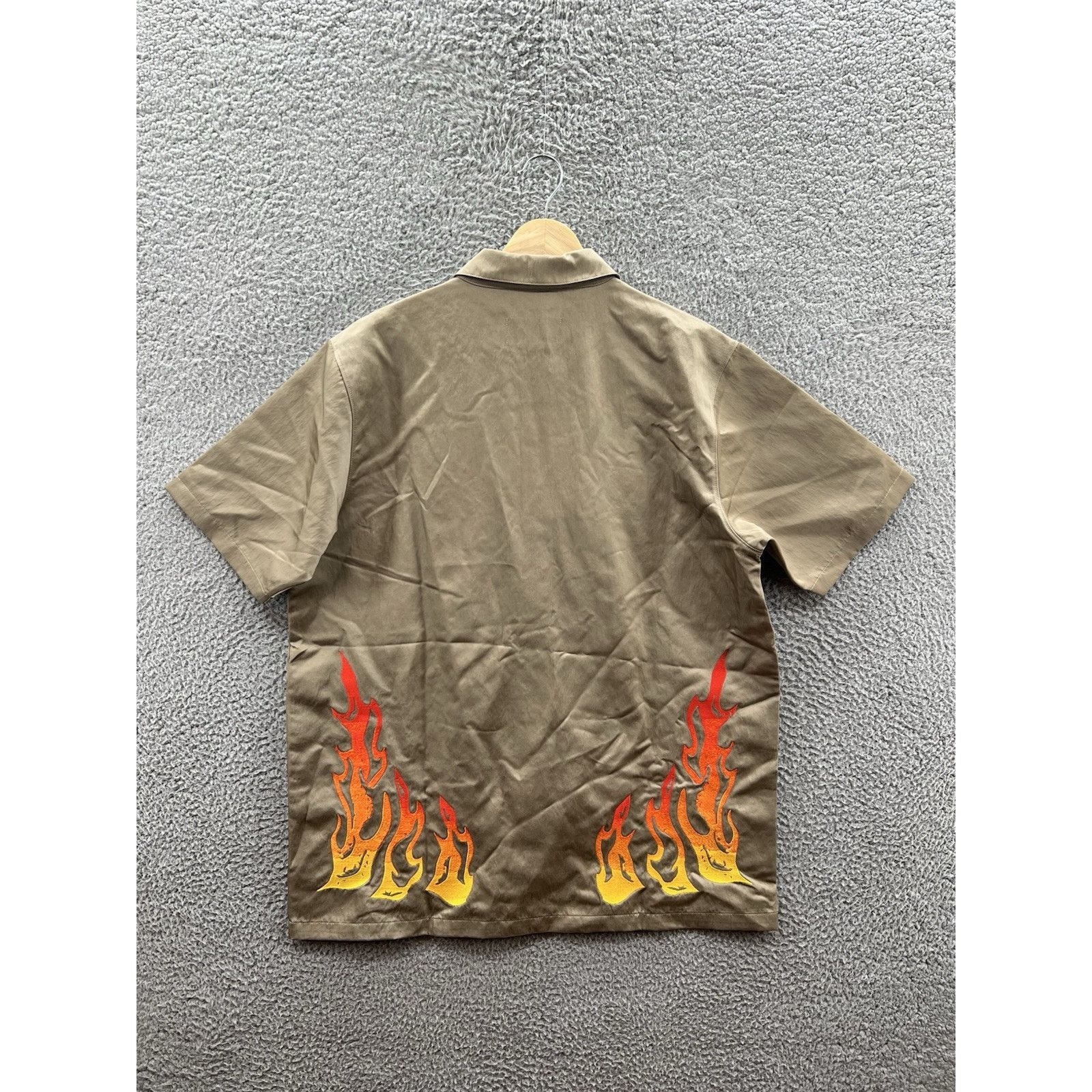 Jordan Brand Jordan Travis Scott Cactus Jack Button Down Shirt CW3128 Size US M / EU 48-50 / 2 - 2 Thumbnail