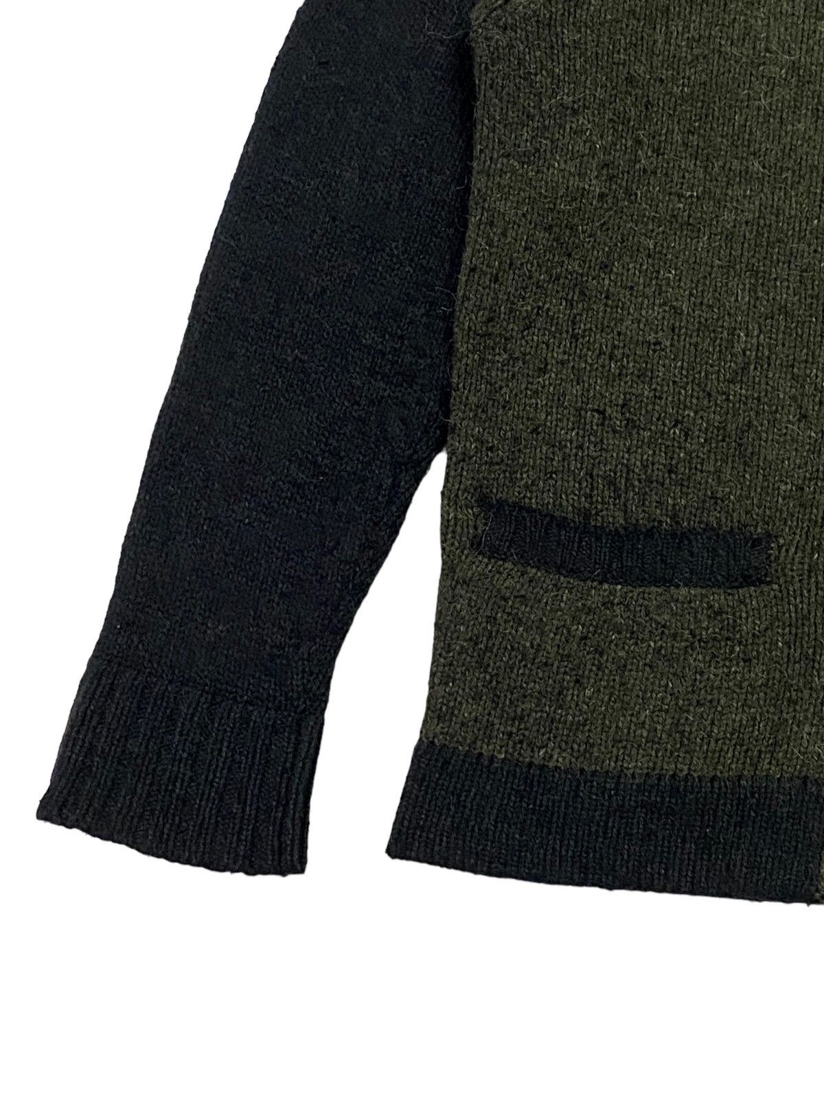 Issey Miyake Issey Miyake Tow Tones Knitted Full Zip Sweater Size US M / EU 48-50 / 2 - 19 Thumbnail