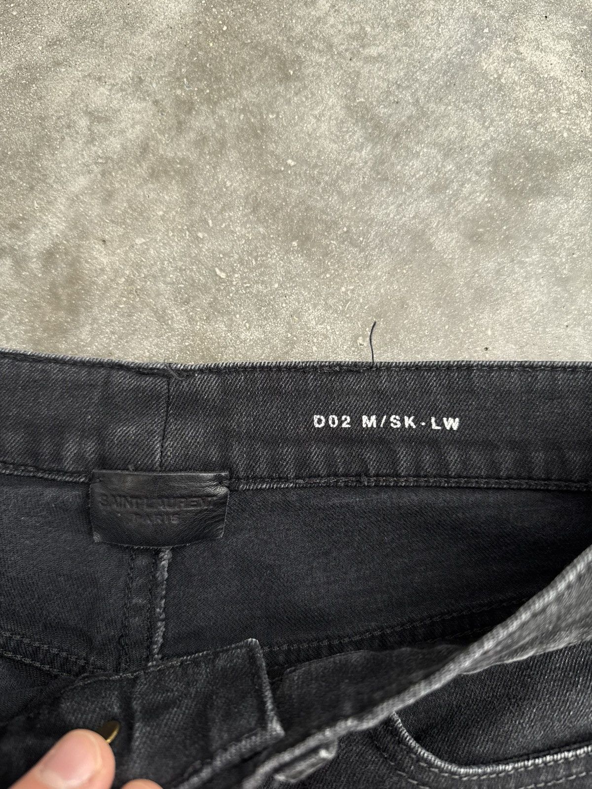 Saint Laurent Paris Saint Laurent Paris Hedi Slimane Designer Denim Skinny Pant Size US 32 / EU 48 - 3 Thumbnail