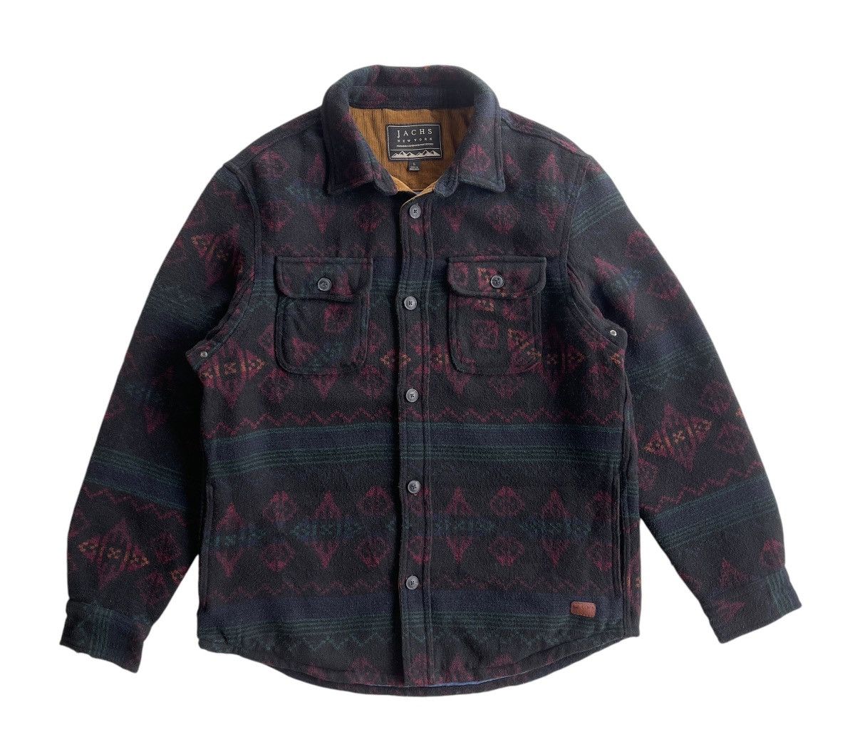 JACHS NY Jachs New York Wool Blend Aztec Jacket Size US L / EU 52-54 / 3 - 2 Thumbnail