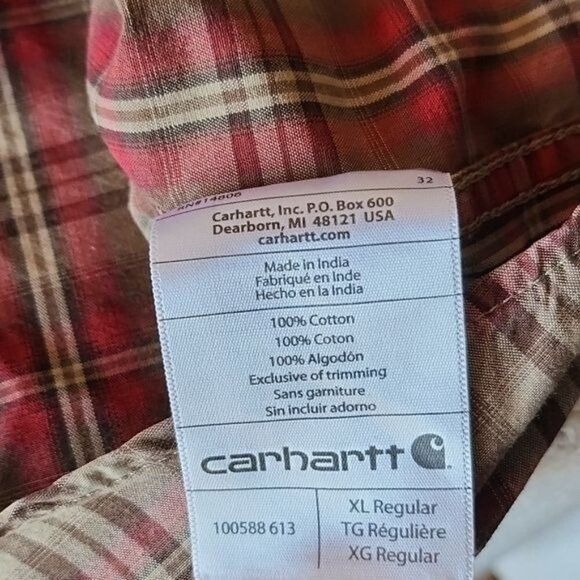 Carhartt Carhartt Relaxed Fit Embroidered Pocket Casual Button Down L Size US XL / EU 56 / 4 - 7 Thumbnail