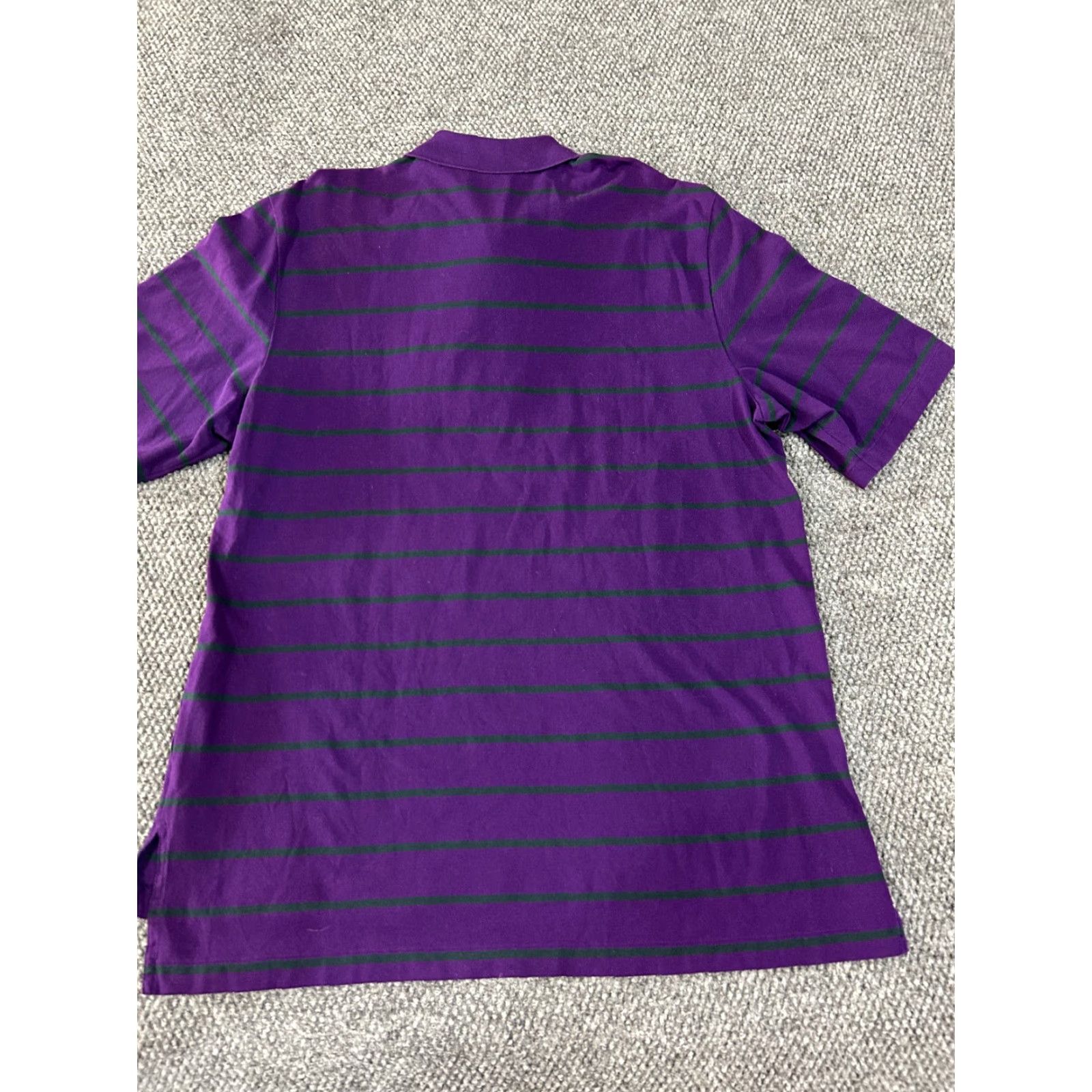 Polo Ralph Lauren Polo Ralph Lauren Polo Golf Mens Large Purple Striped Casual Golf Shirt Size US L / EU 52-54 / 3 - 7 Thumbnail