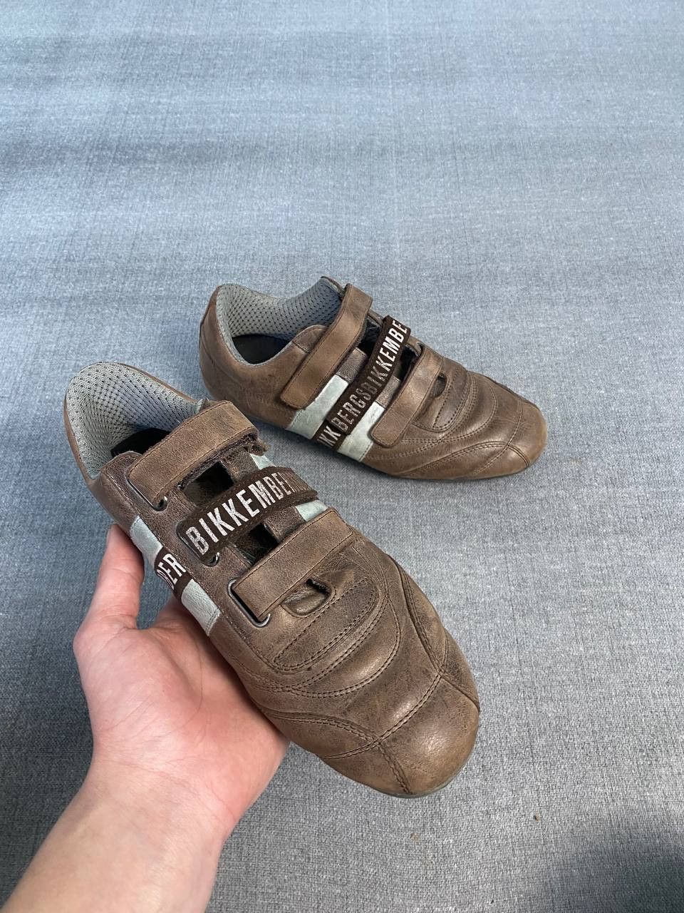 Dirk Bikkembergs × Hysteric Glamour Vintage Dirk Bikkembergs Trainers Brown Leather Shoes Size US 7.5 / IT 37.5 - 4 Thumbnail