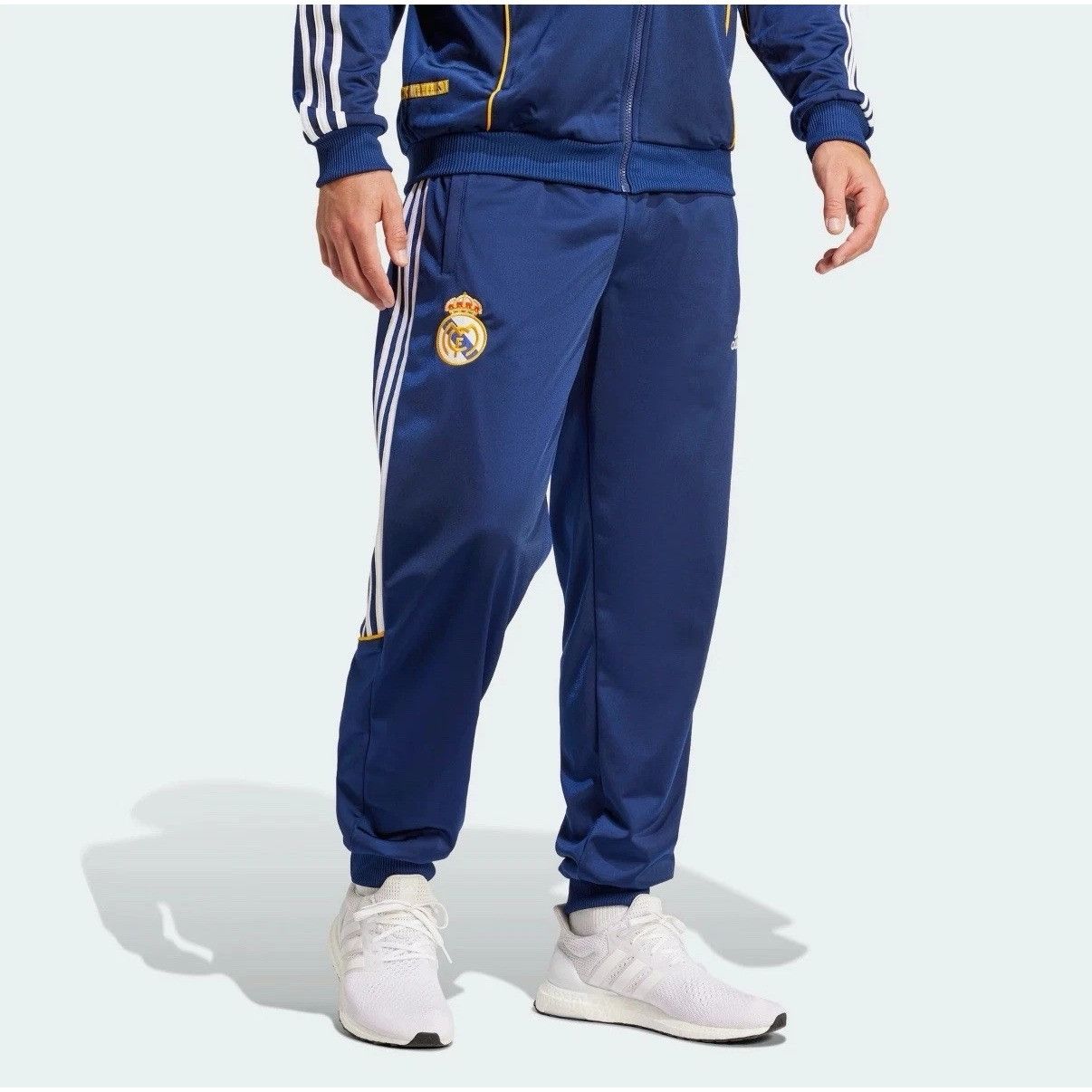 Adidas Size L - Adidas Real Madrid 99/00 Soccer Track Men's Pants A Size US 34 / EU 50 - 1 Thumbnail