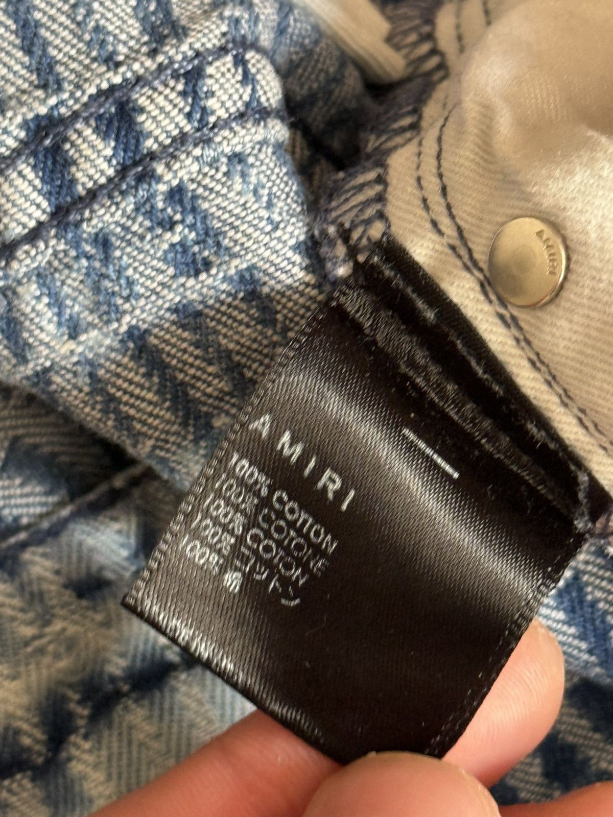 Amiri Amiri Monogram Denim Jeans – Blue Size US 27 - 6 Thumbnail