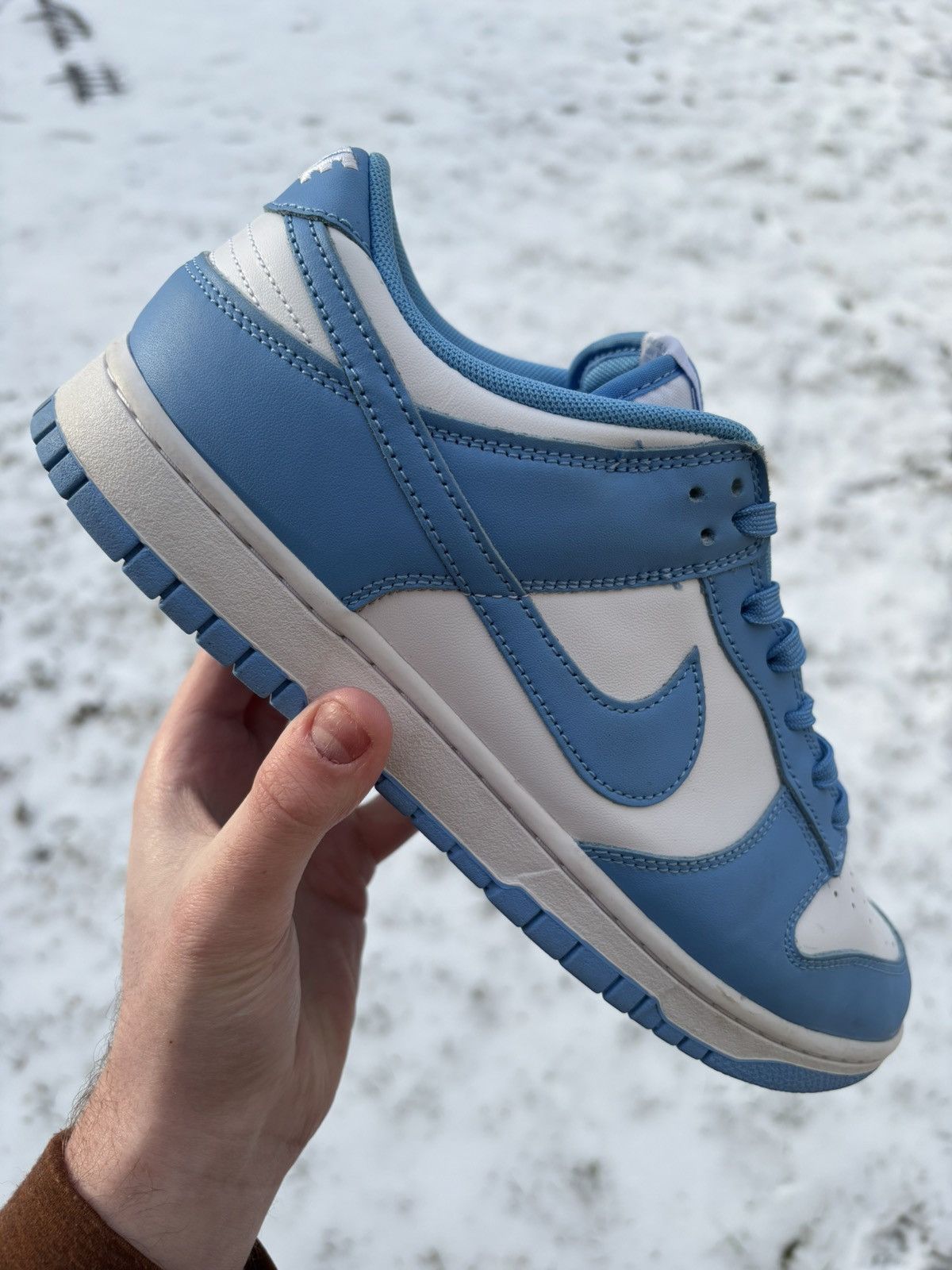 Nike Nike Dunk Low UNC University Blue 2021 Size 11.5 Size US 11.5 / EU 44-45 - 1 Thumbnail