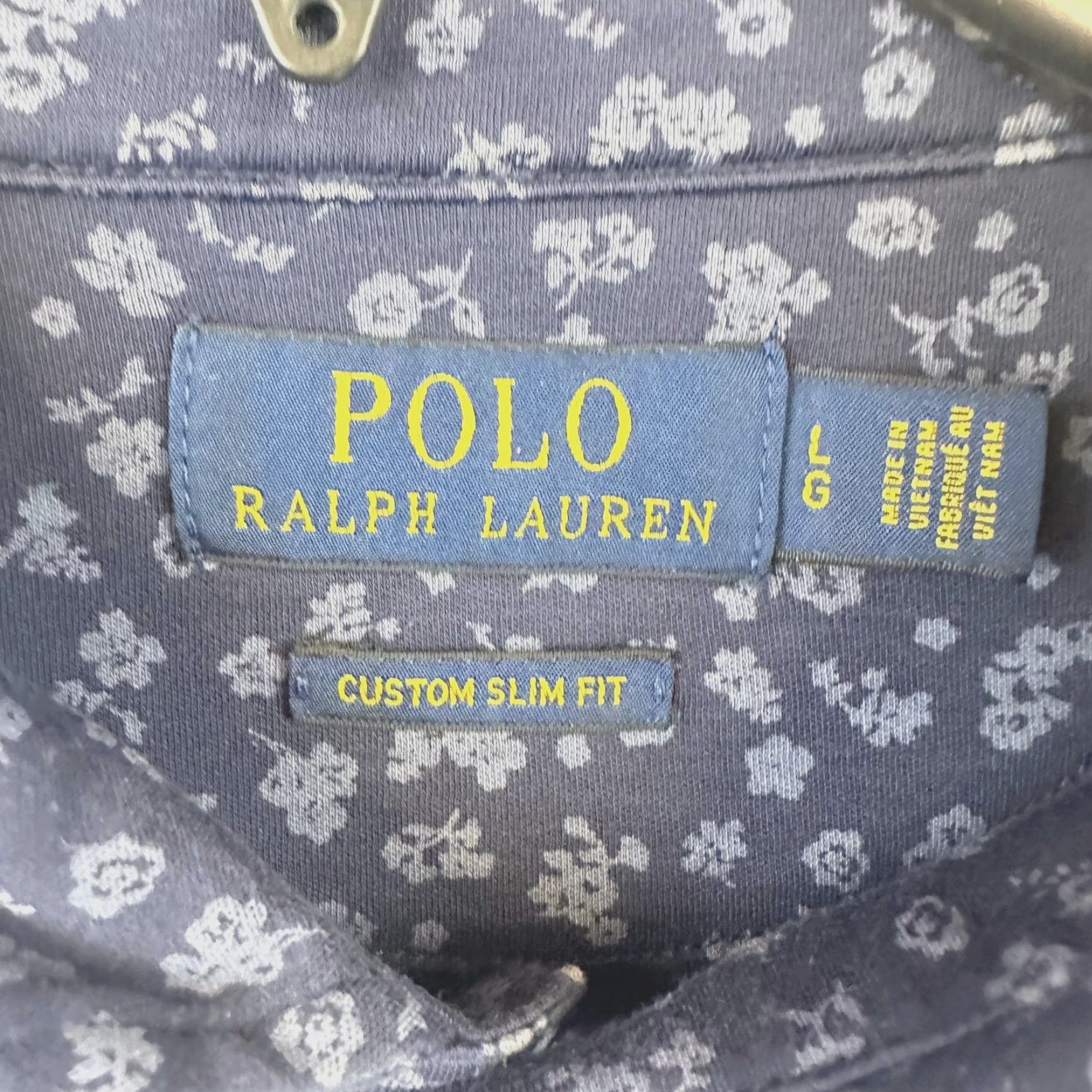Polo Ralph Lauren Polo Ralph Lauren Shirt Mens Large Blue Floral Custom Slim Fit Short Sleeve Size US L / EU 52-54 / 3 - 4 Thumbnail