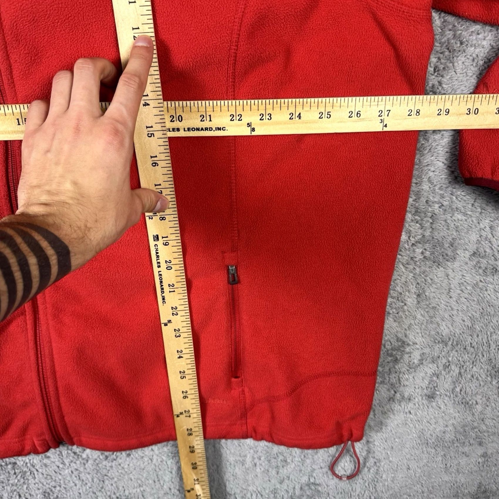 Vintage L.L. Bean Jacket Womens 3X Fleece Polartec Full Zip Synch Waist Outdoor Hike Red 0GCG2 Mens Womens Girls Boys Size XXL / US 16-18 / IT 52-54 - 6 Thumbnail