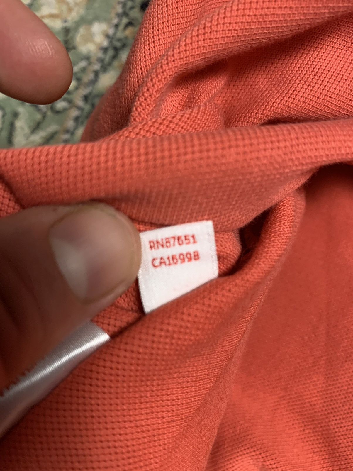 Lacoste × Vintage Lacoste Live polo Orange 3 size Size US M / EU 48-50 / 2 - 9 Thumbnail