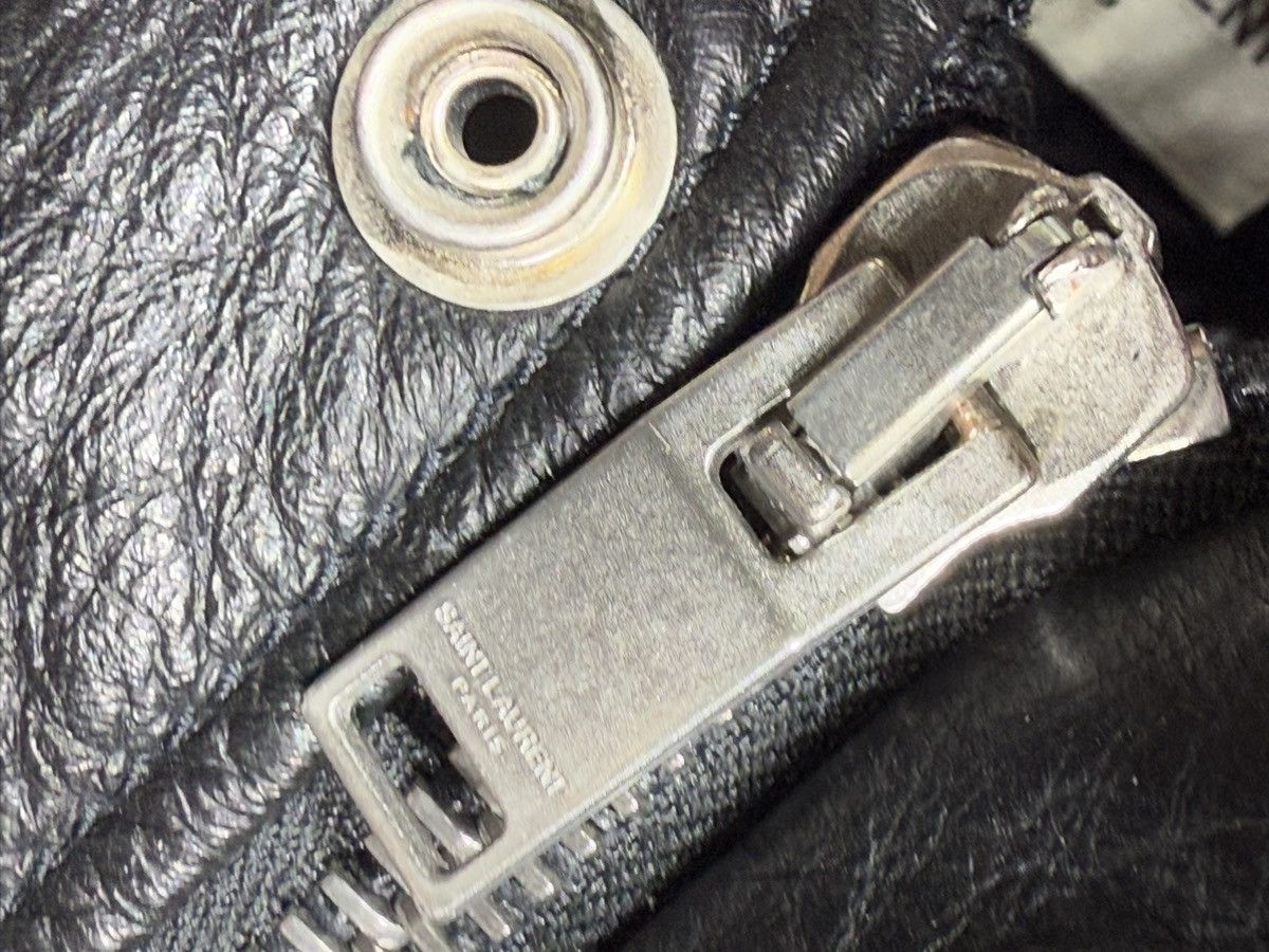 Hedi Slimane × Saint Laurent Paris AW15 Unseen Saint Laurent - Hedi Slimane - Leather Vest Size US S / EU 44-46 / 1 - 10 Thumbnail