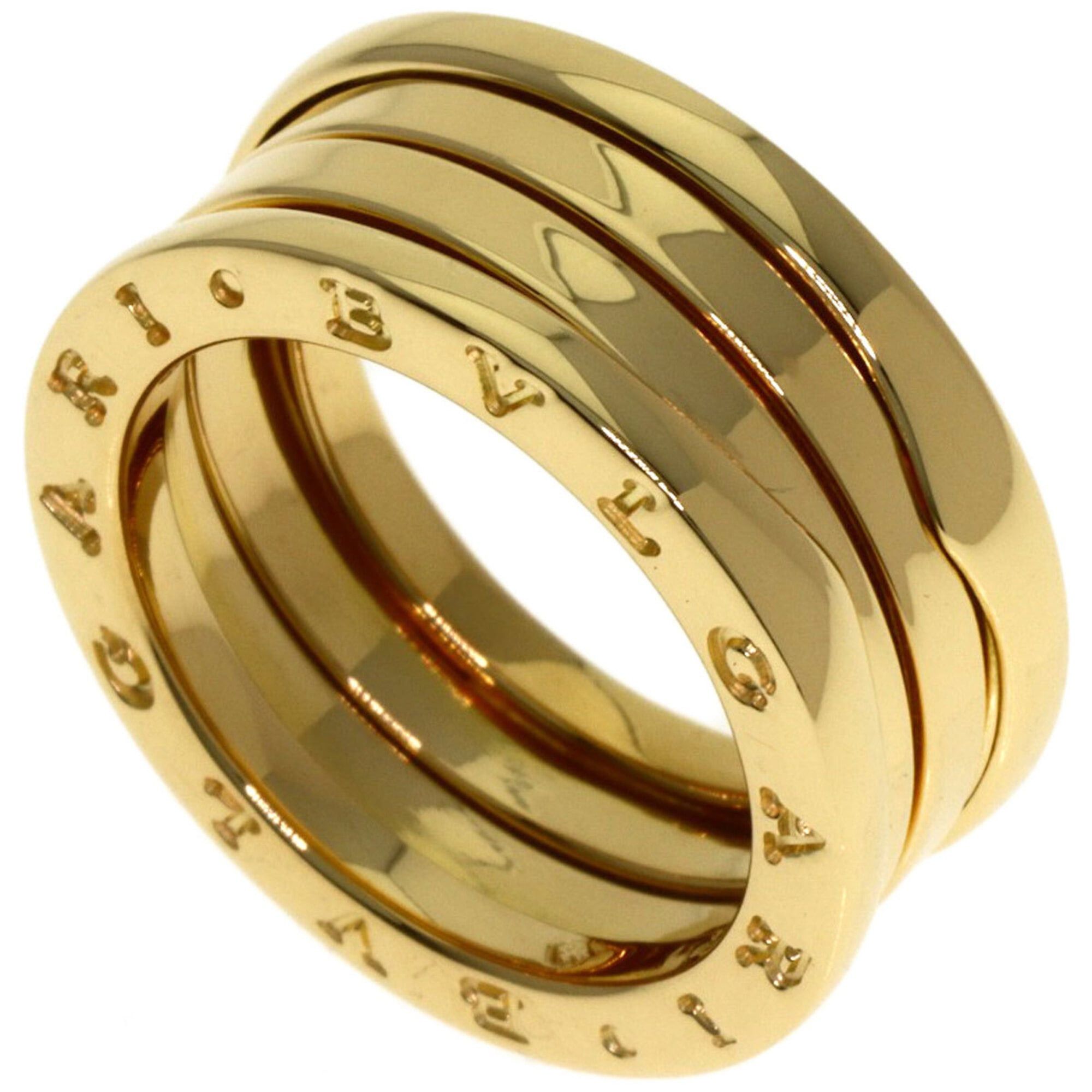 Bvlgari BVLGARI B-zero1 2-band ring #49, 18K yellow gold, women's. Size ONE SIZE - 1 Thumbnail