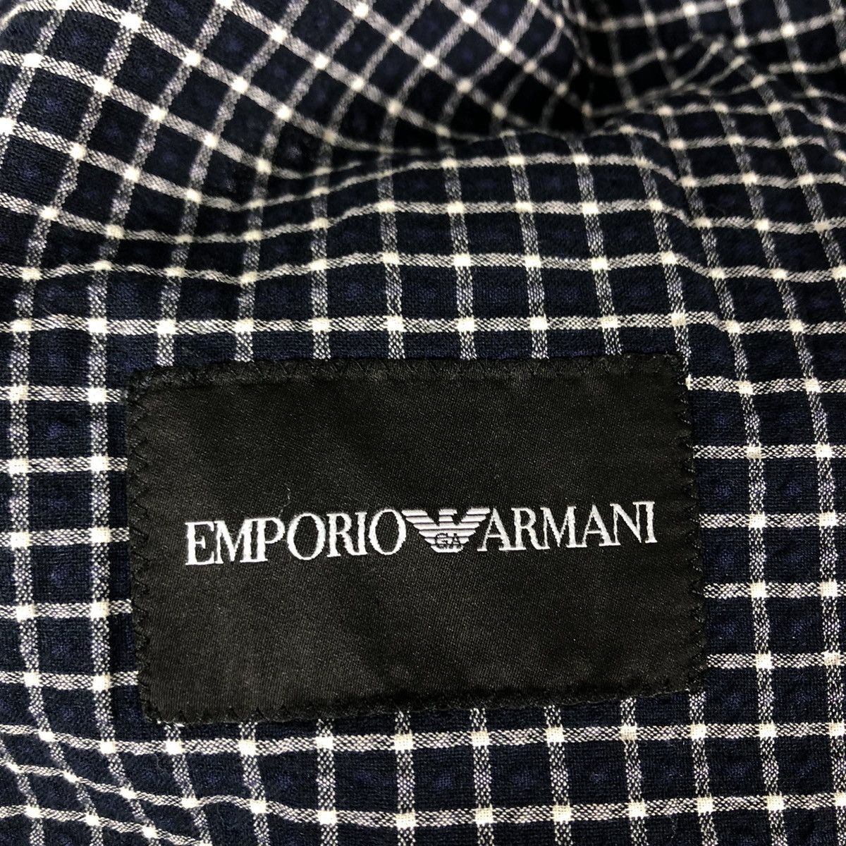 Emporio Armani 🔥Emporio Armani Tartan Design Casual Chore Jacket Size US M / EU 48-50 / 2 - 17 Thumbnail