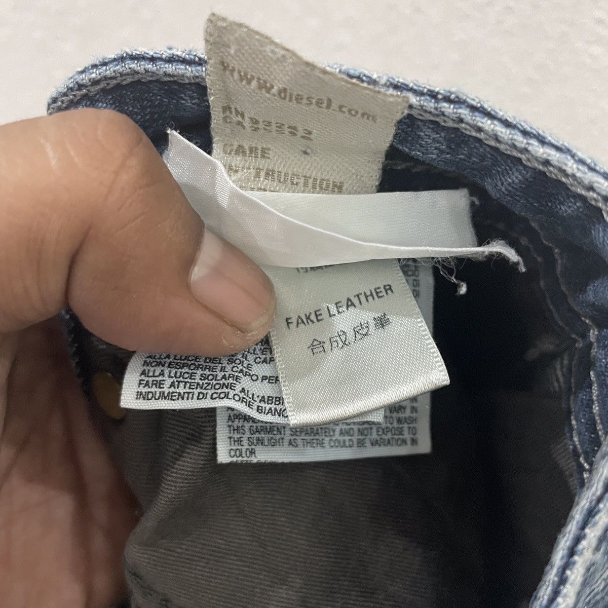 Diesel Vintage Diesel Industries Distressed Denim Size US 31 - 9 Thumbnail