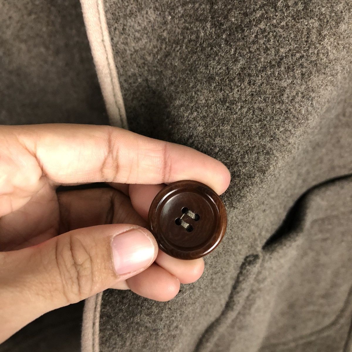 Vintage 📌Vintage Wool Chore Jacket Reversible Trussardi Jeans Size US XS / EU 42 / 0 - 19 Thumbnail