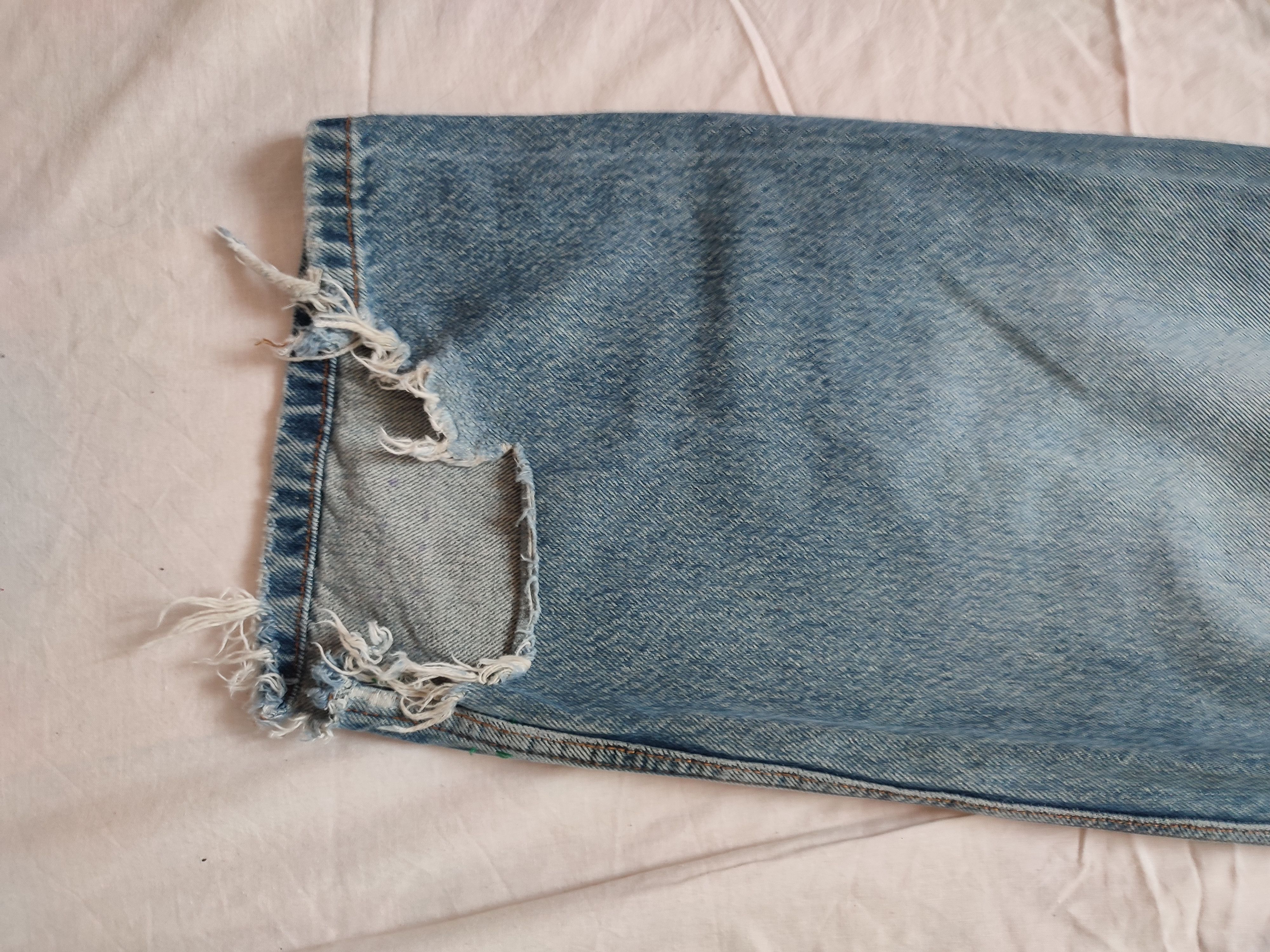 Other Customised collusion baggy jeans Size US 30 / EU 46 - 2 Thumbnail