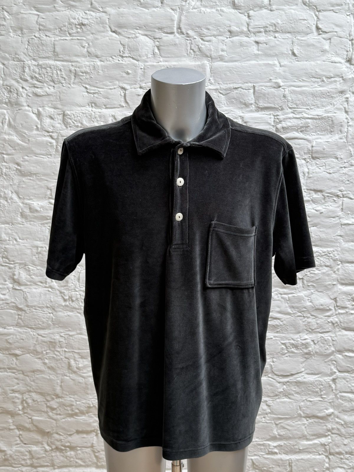 OAS Oas Soft Velour cotton Polo Size US XL / EU 56 / 4 - 1 Thumbnail
