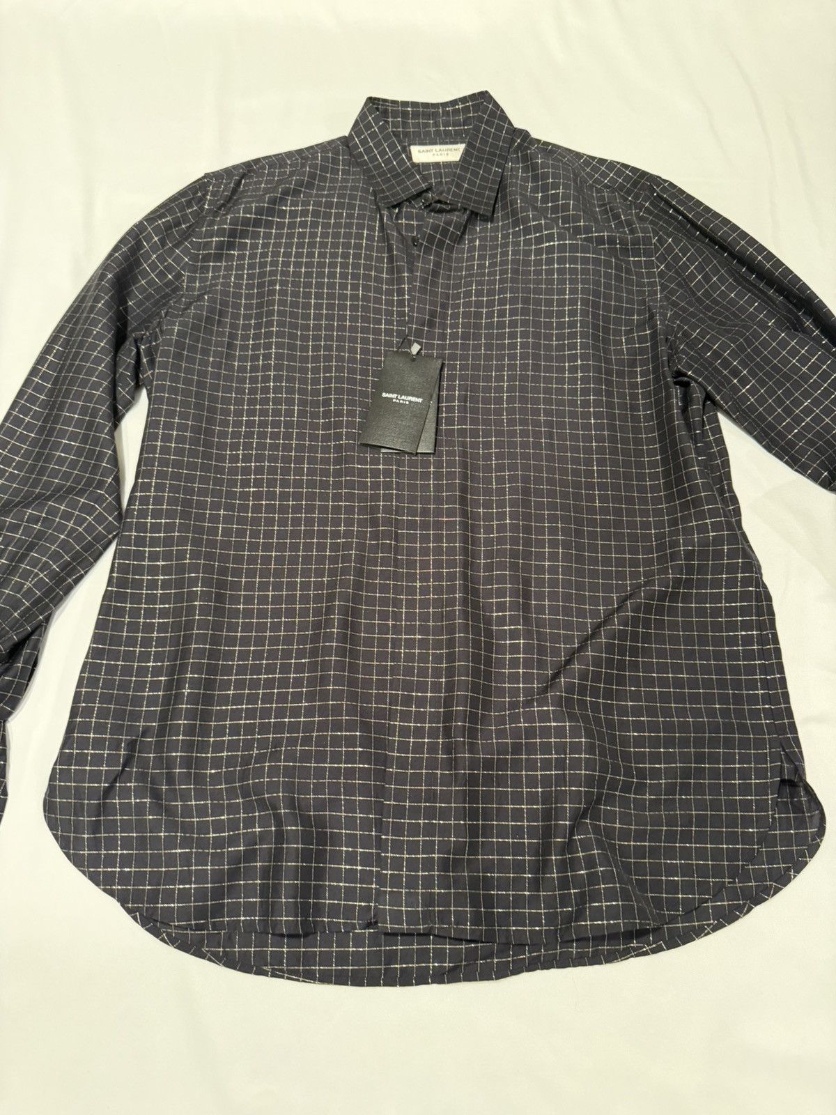 Saint Laurent Paris Saint laurent mens 2022 shirt. 38/15.5/M. $1150 Size US XXS / EU 40 - 11 Thumbnail