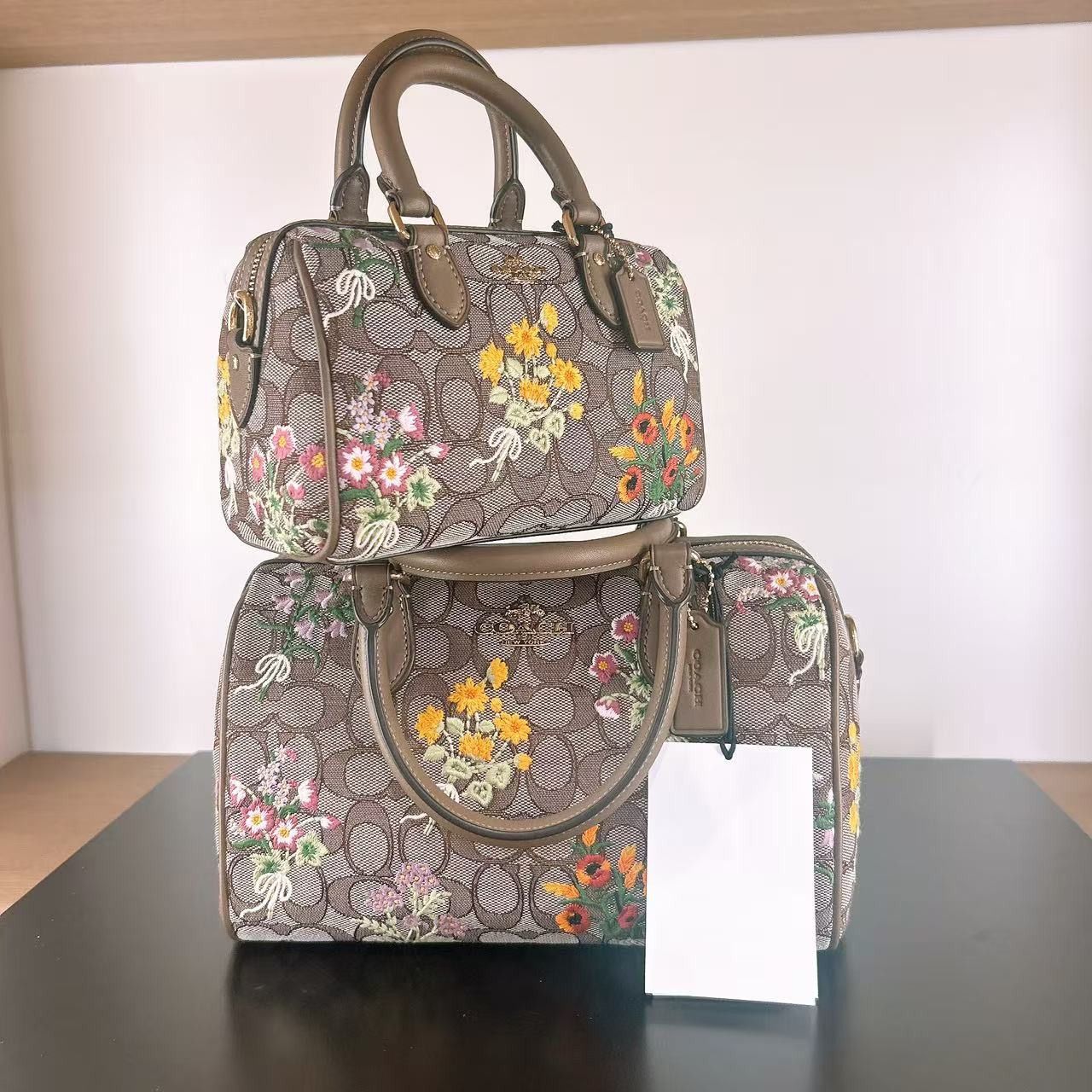 Coach Mini Rowan Crossbody Bag with Floral Embroidery CDY31 Size ONE SIZE - 8 Thumbnail