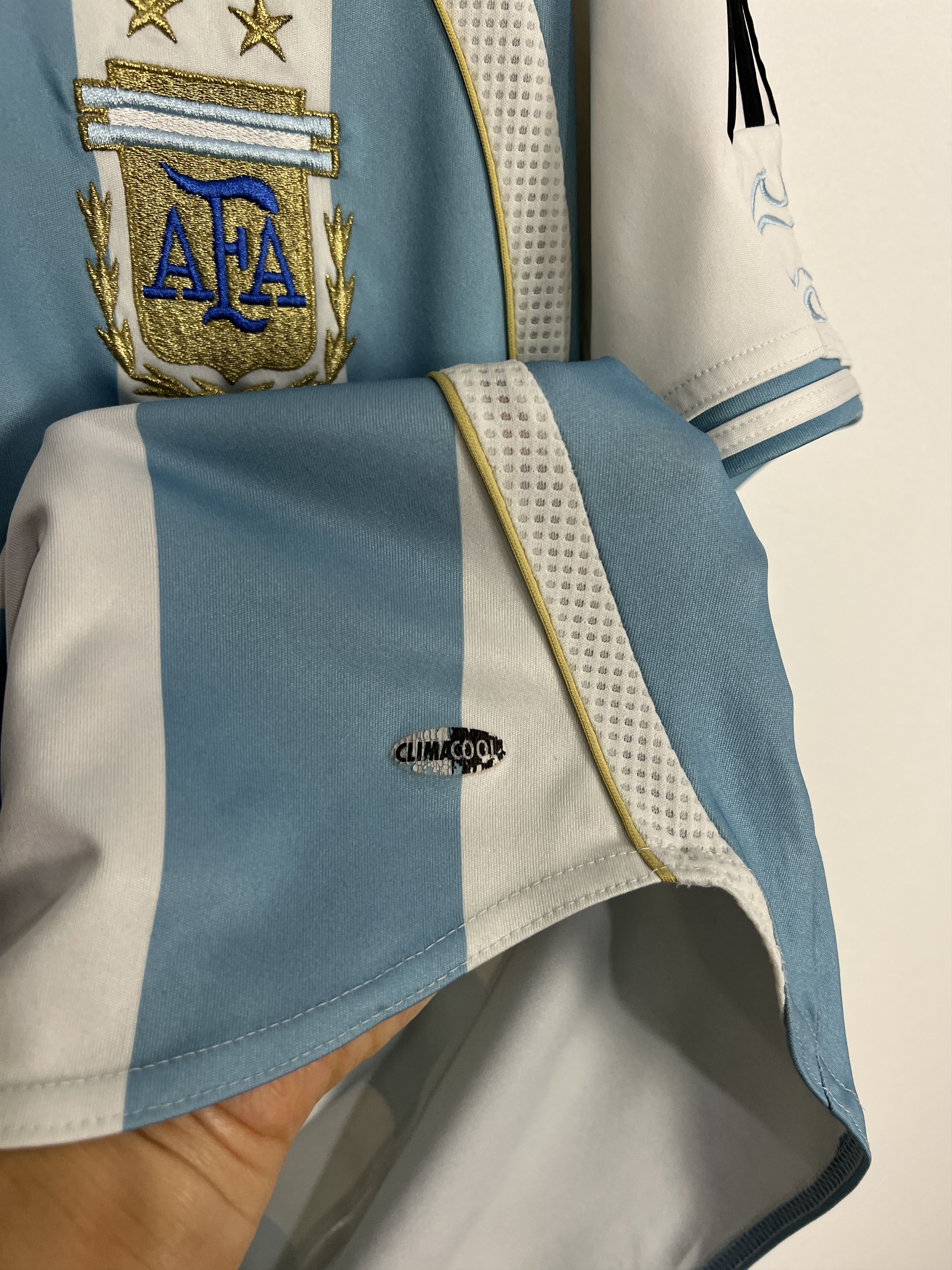 Adidas Argentina Home football shirt 2006 Soccer Jersey Trikot Size US M / EU 48-50 / 2 - 5 Thumbnail