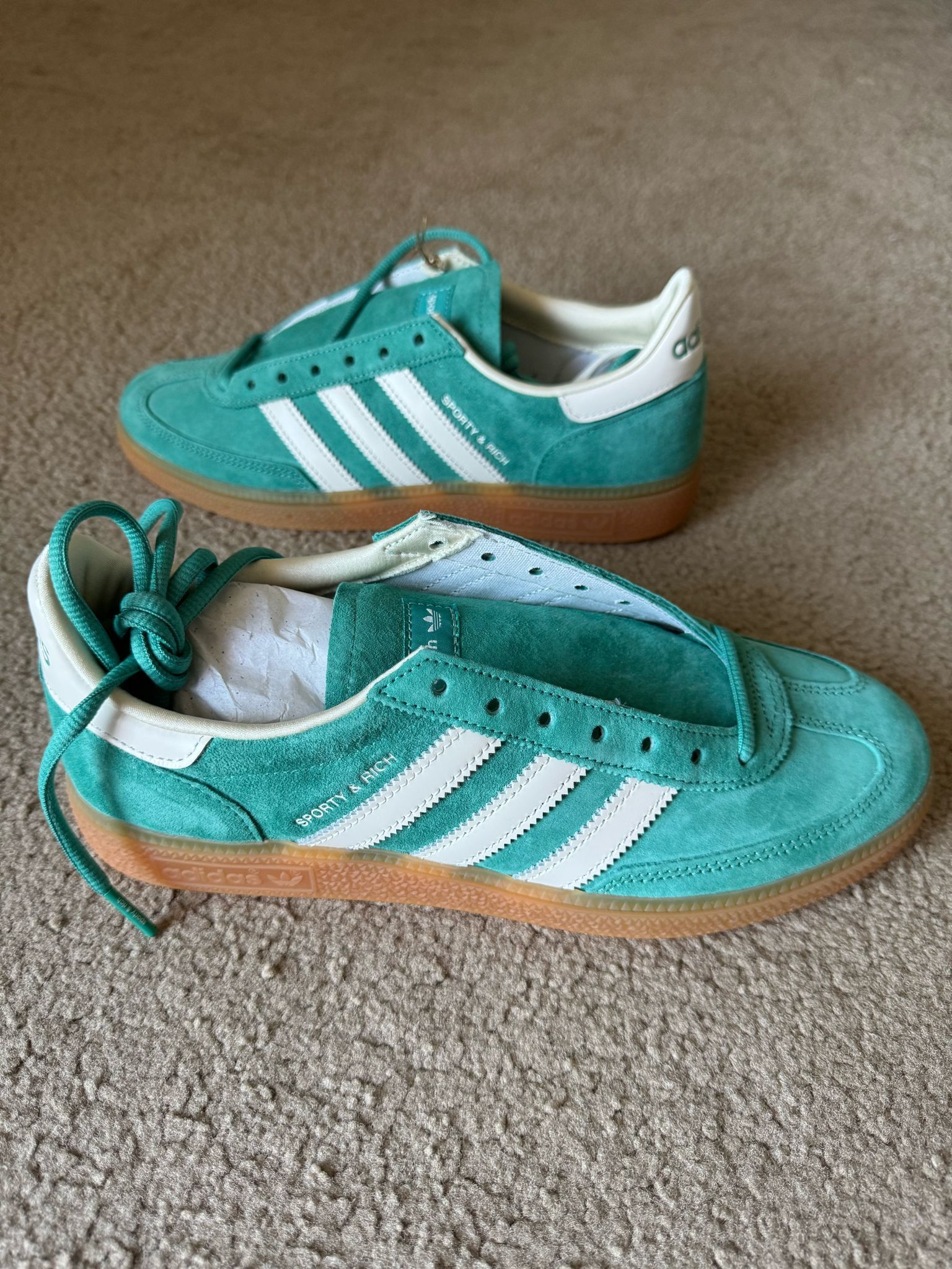 Adidas Adidas Handball Spezial Sporty & Rich Green | Grailed