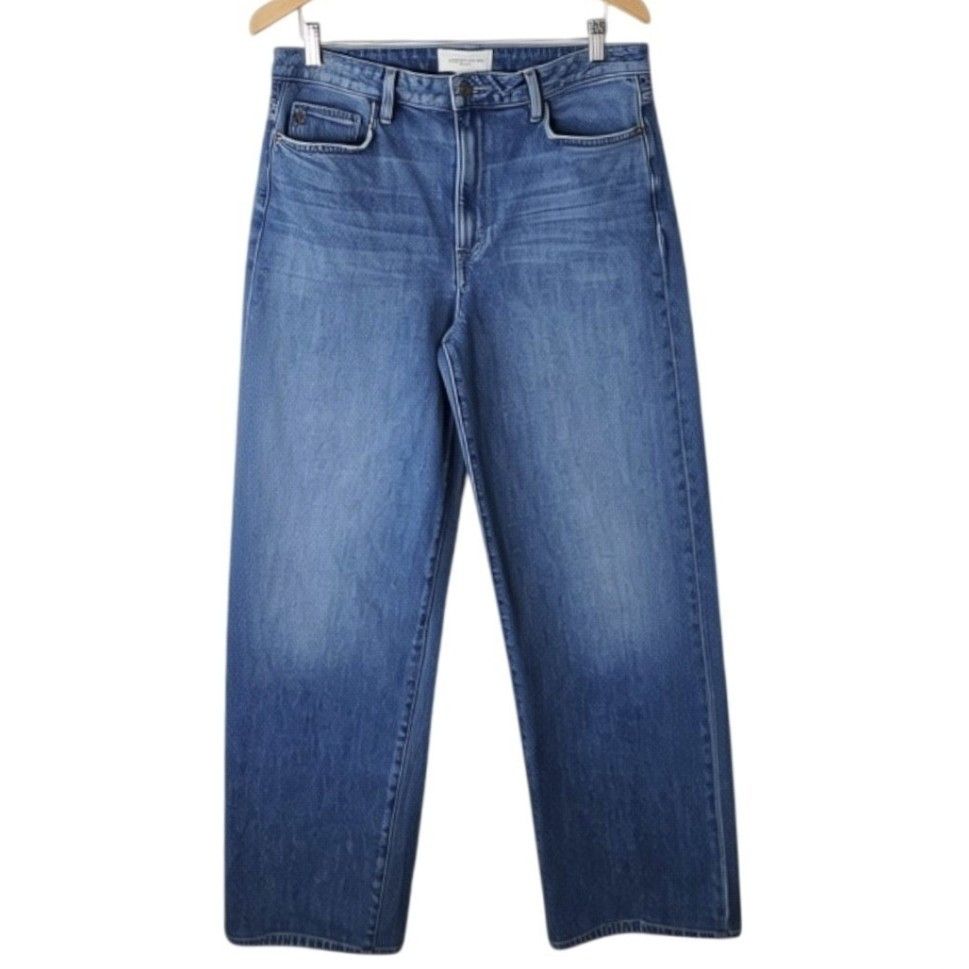 Lafayette 148 Lafayette 148 Wyckoff Wide Leg Jeans Sz 31 High Rise Denim Size 31" - 2 Thumbnail