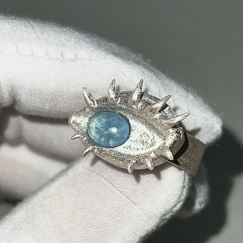 Jewelry Eye Rare Jewelry Rings Open Size Chrome Ring (Size 7-13) Size ONE SIZE - 3 Thumbnail